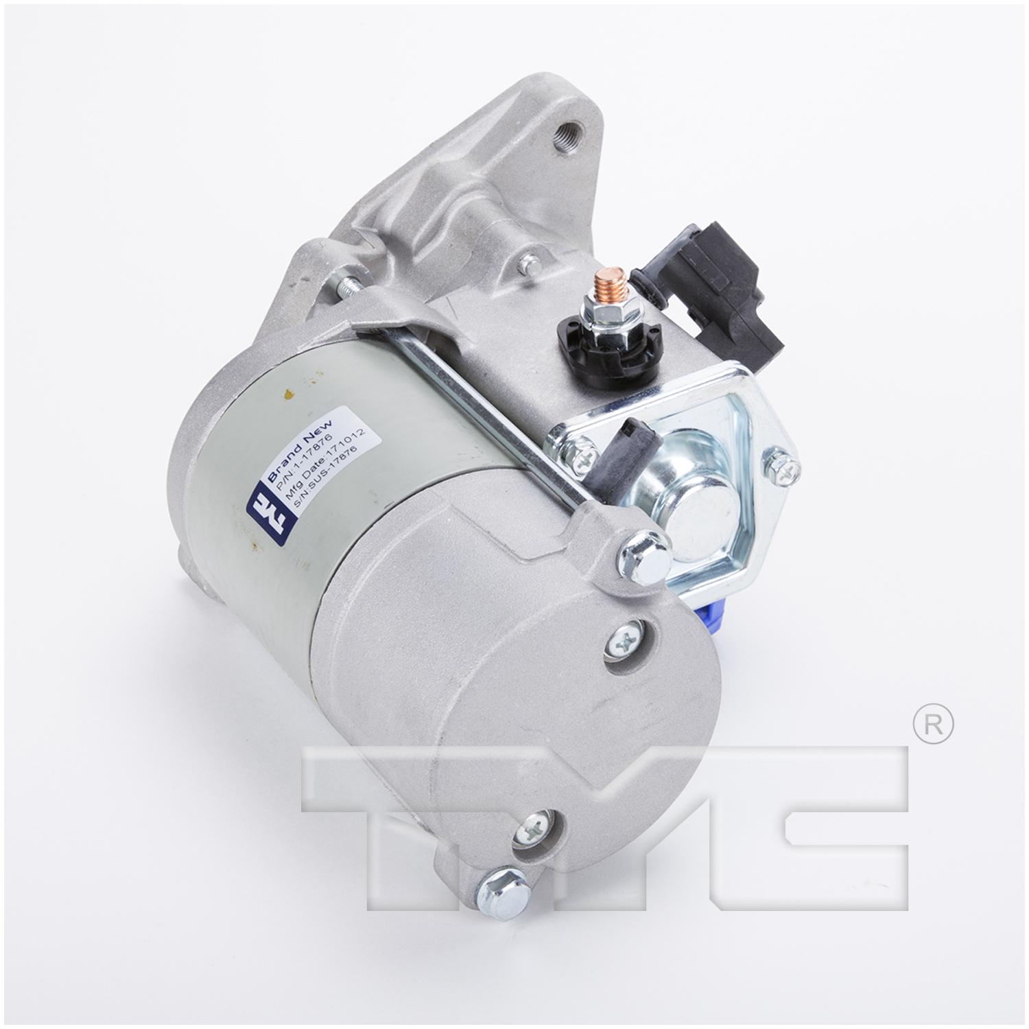 TYC 117876 Starter Motor product image 2 of 4