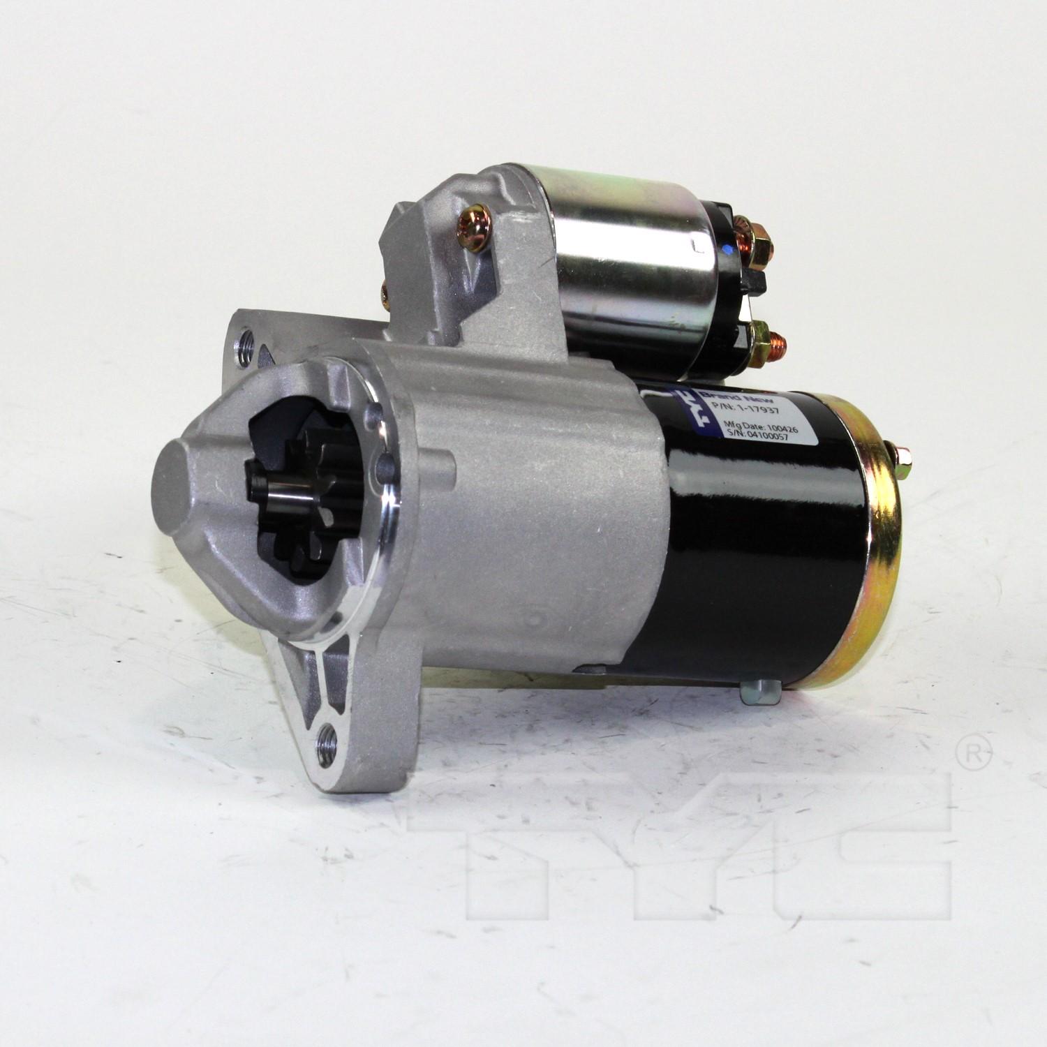 TYC 117937 Starter Motor product image 1 of 4