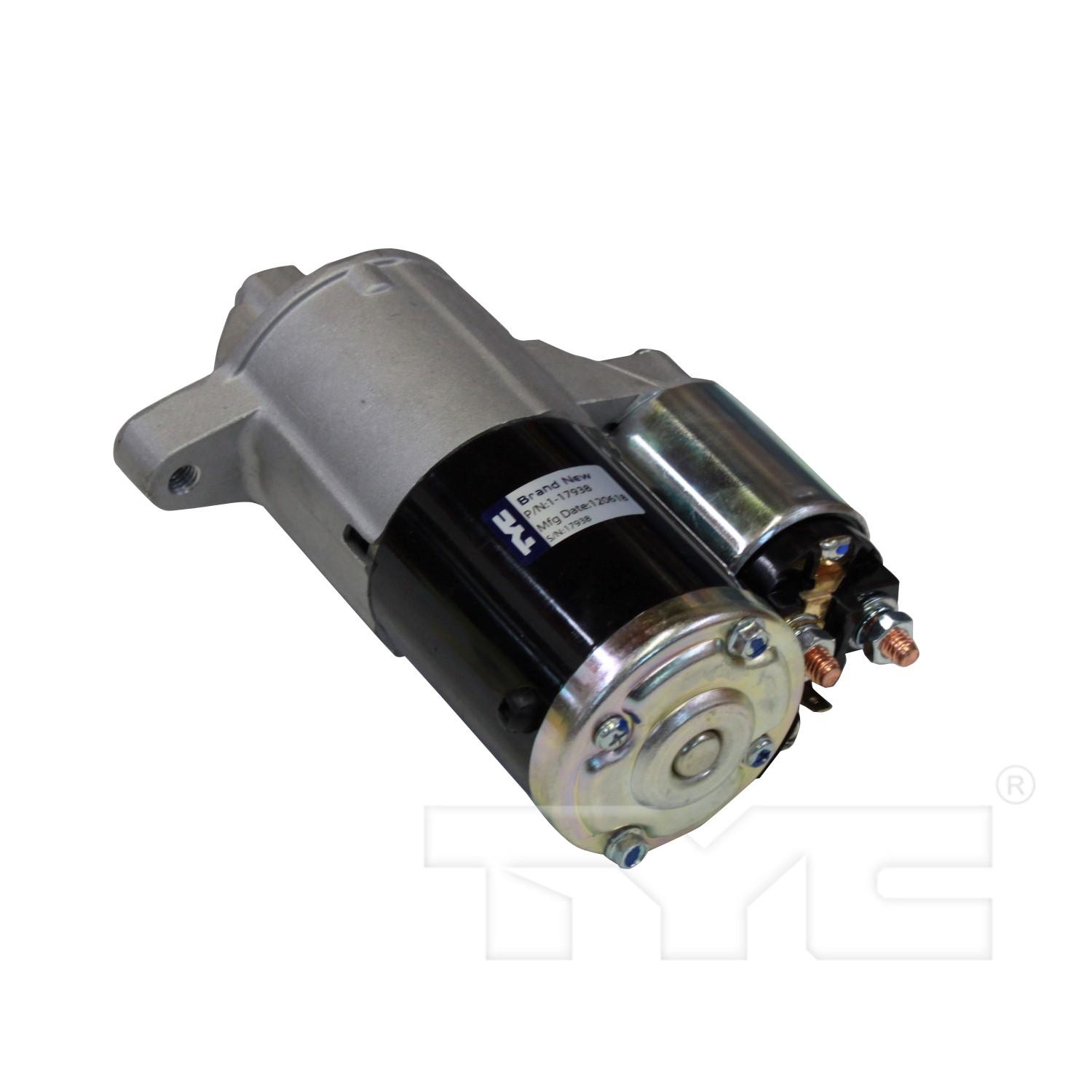 TYC 117938 Starter Motor product image 4 of 4