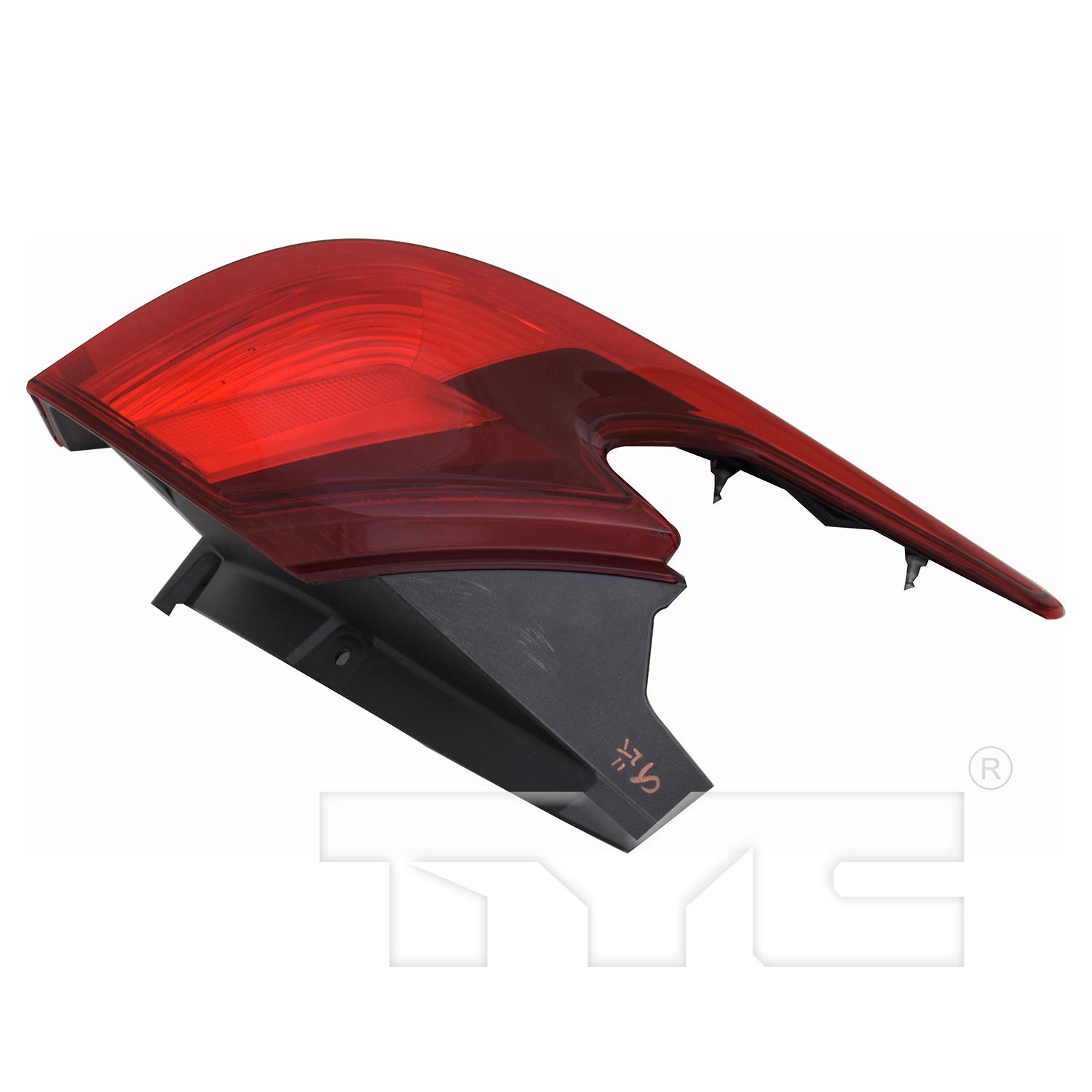 TYC 11906800 Tail Light Assembly product image 5 of 6