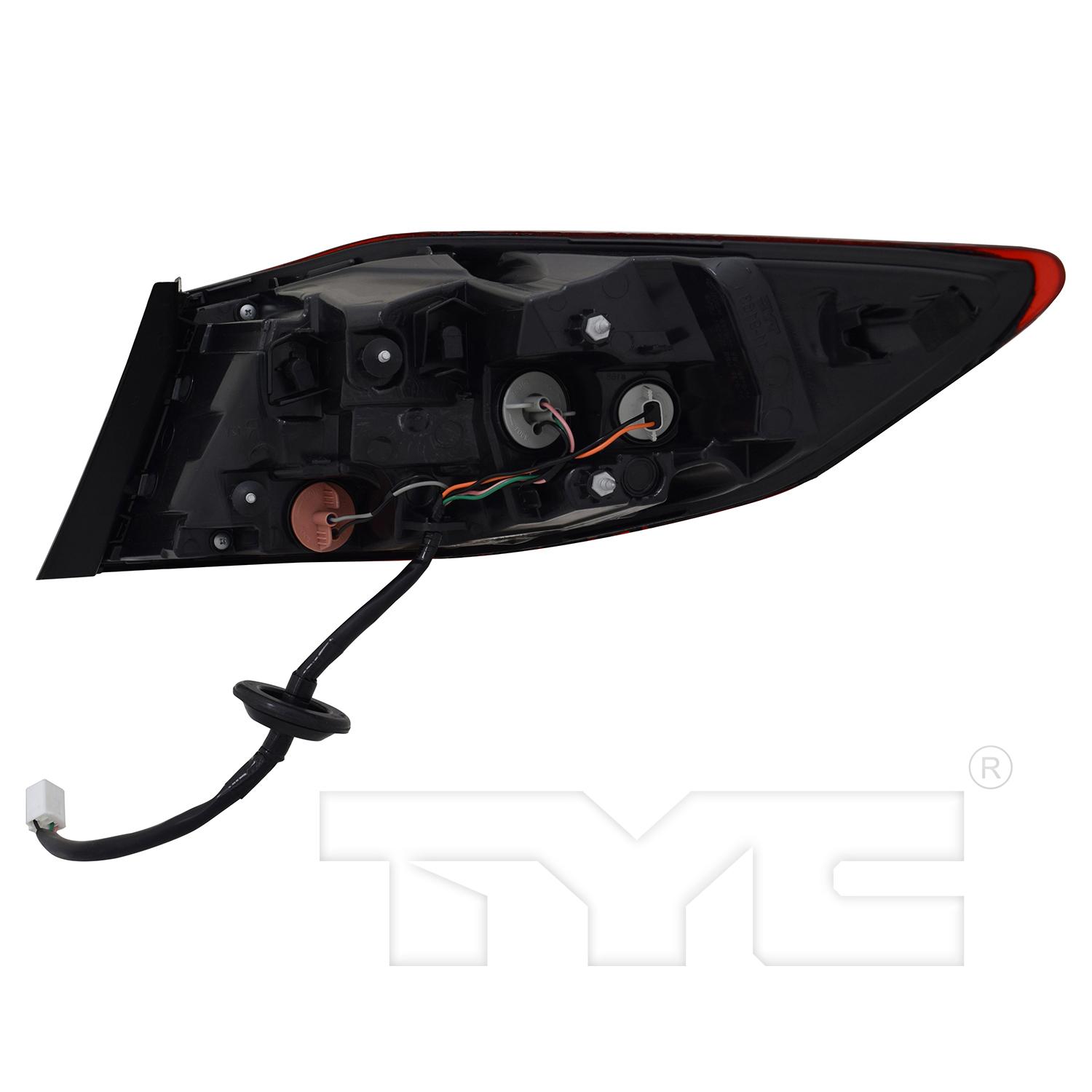 TYC 11916400 Tail Light Assembly product image 2 of 6