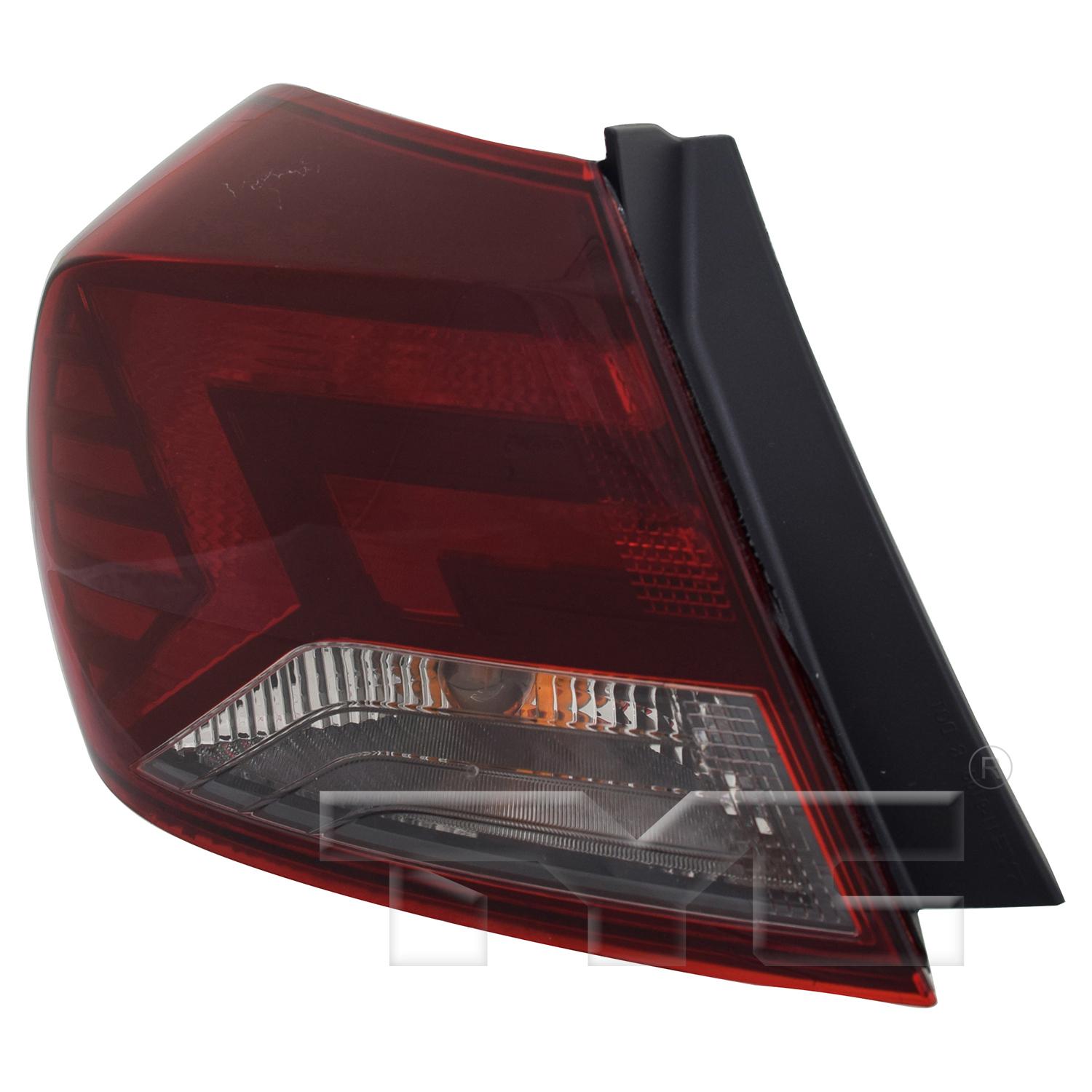 TYC 11916400 Tail Light Assembly product image 3 of 6