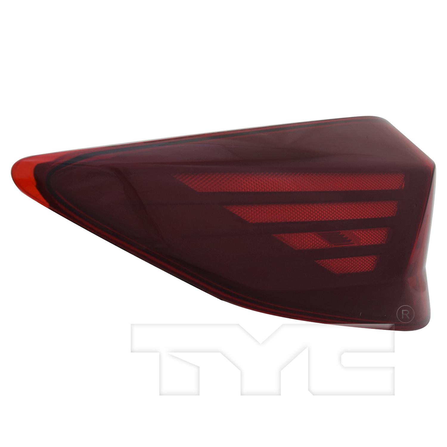 TYC 11916400 Tail Light Assembly product image 4 of 6