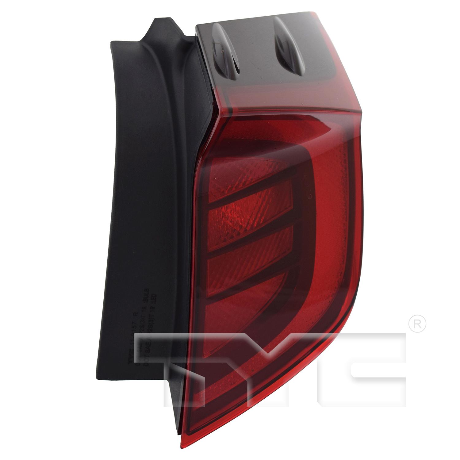 TYC 119197009 Tail Light Assembly product image 3 of 6