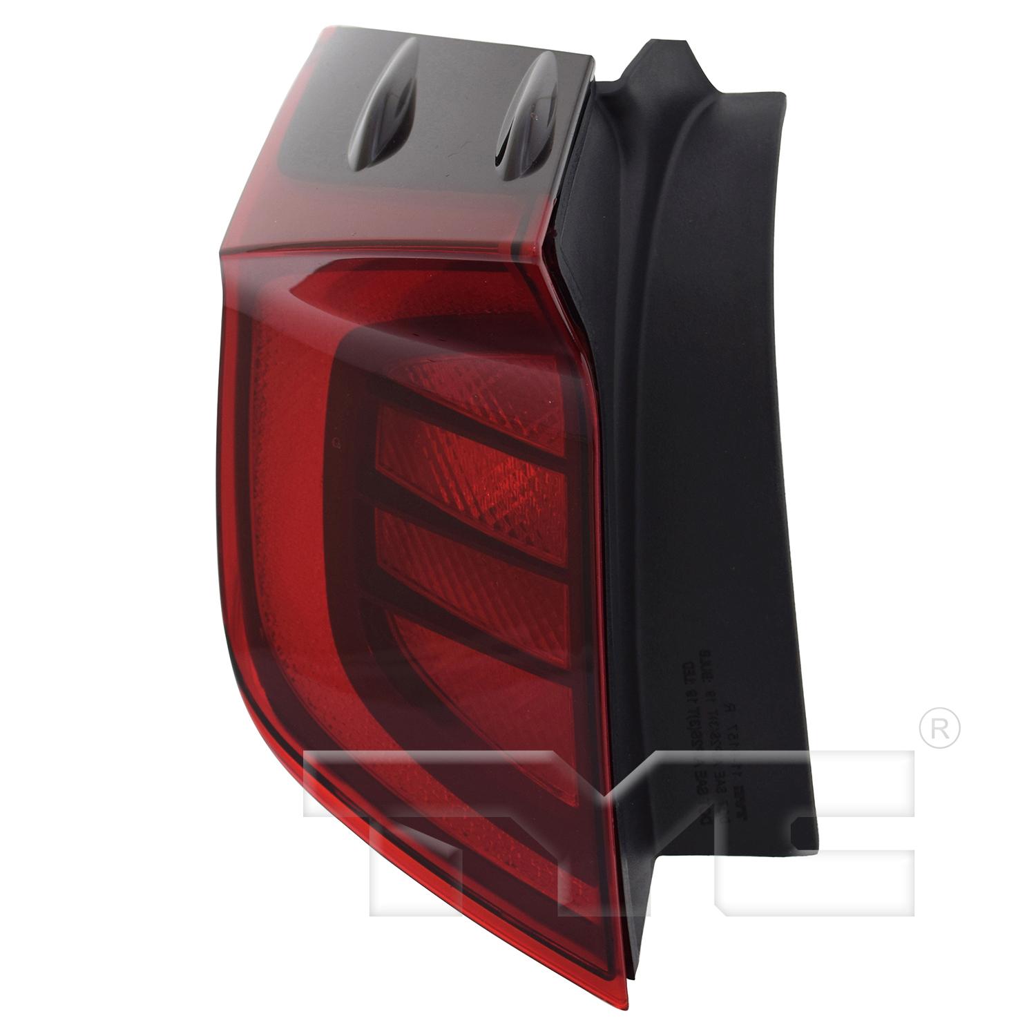 TYC 11919800 Tail Light Assembly product image 3 of 6