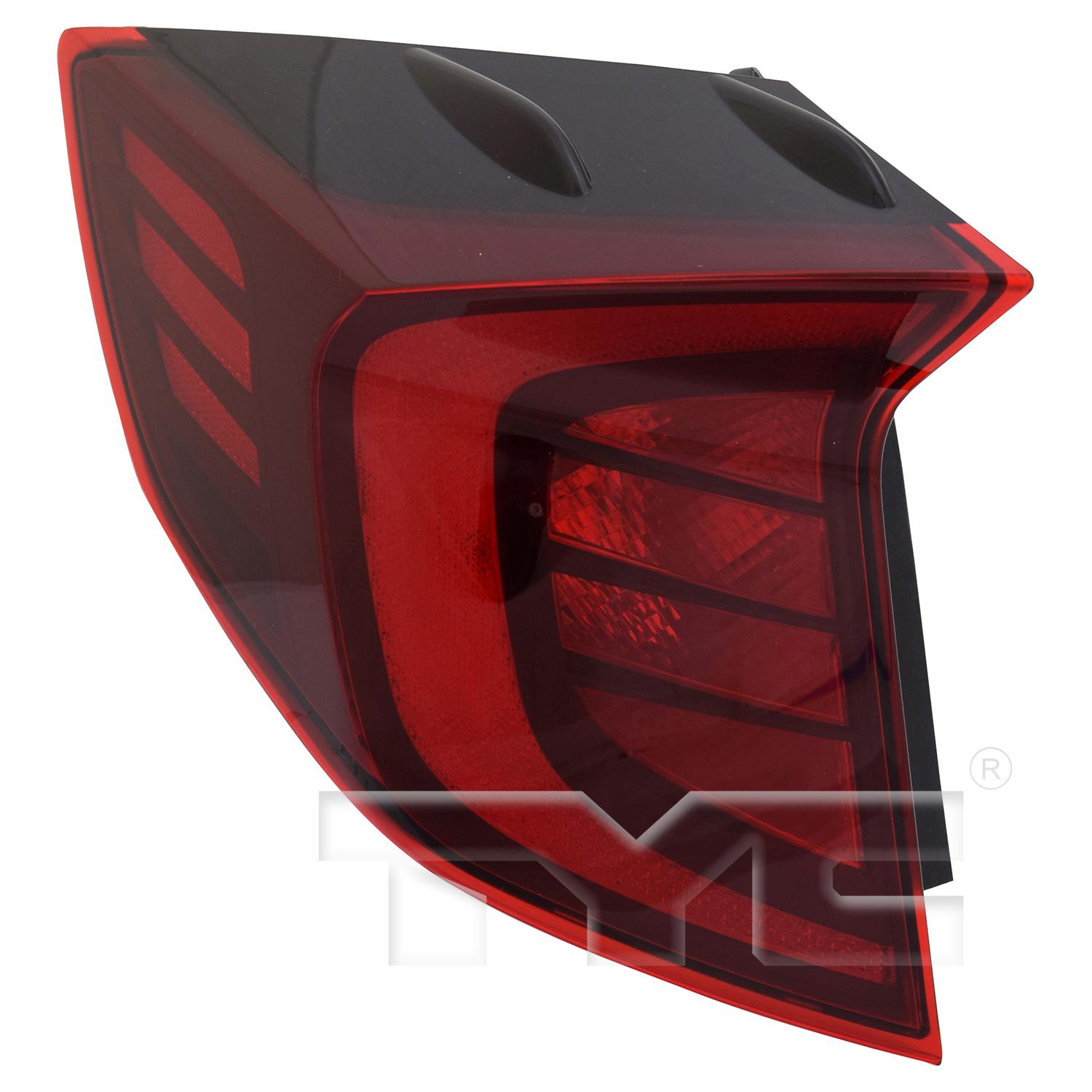 TYC 119198009 Tail Light Assembly product image 1 of 6