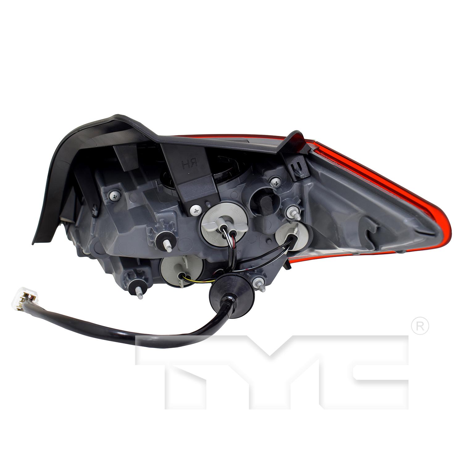 TYC 11924400 Tail Light Assembly product image 2 of 6