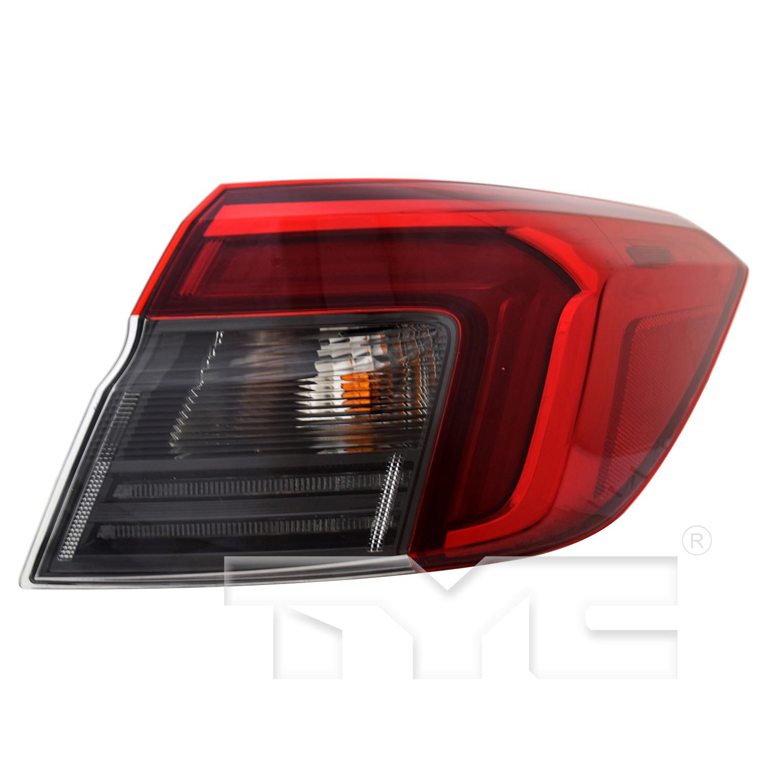 TYC 11929100 Tail Light Assembly product image 1 of 6