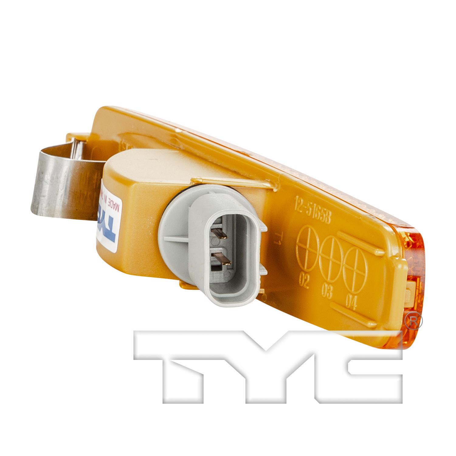 TYC 12516500 Side Marker Light Assembly product image 2 of 4