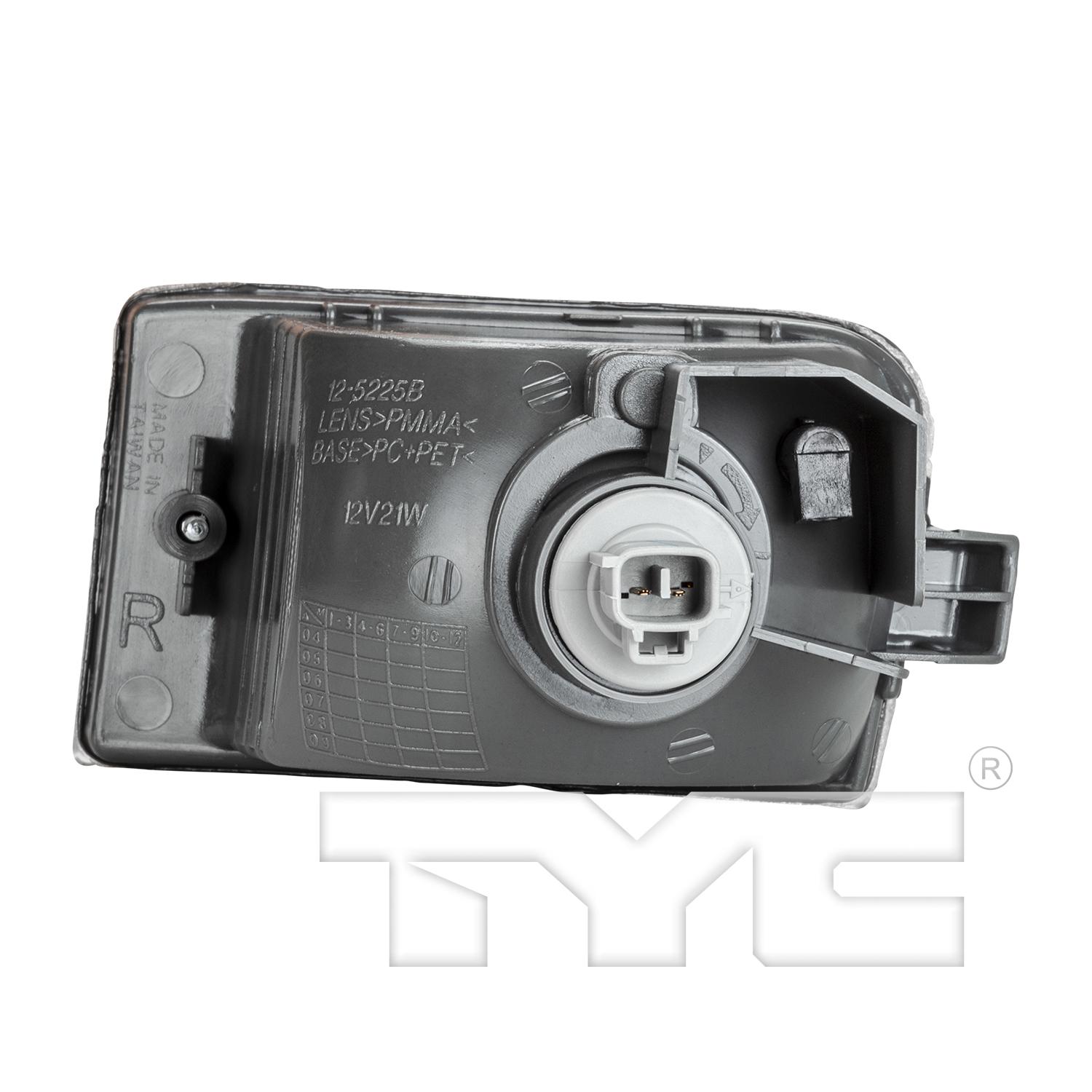 TYC 12522500 Turn Signal Light Assembly product image 2 of 6
