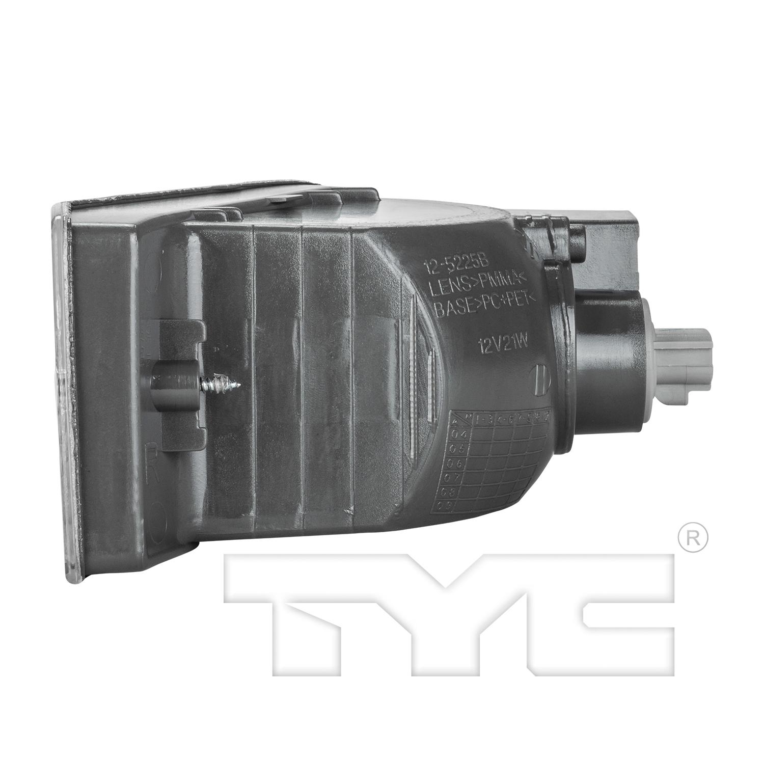 TYC 12522500 Turn Signal Light Assembly product image 4 of 6