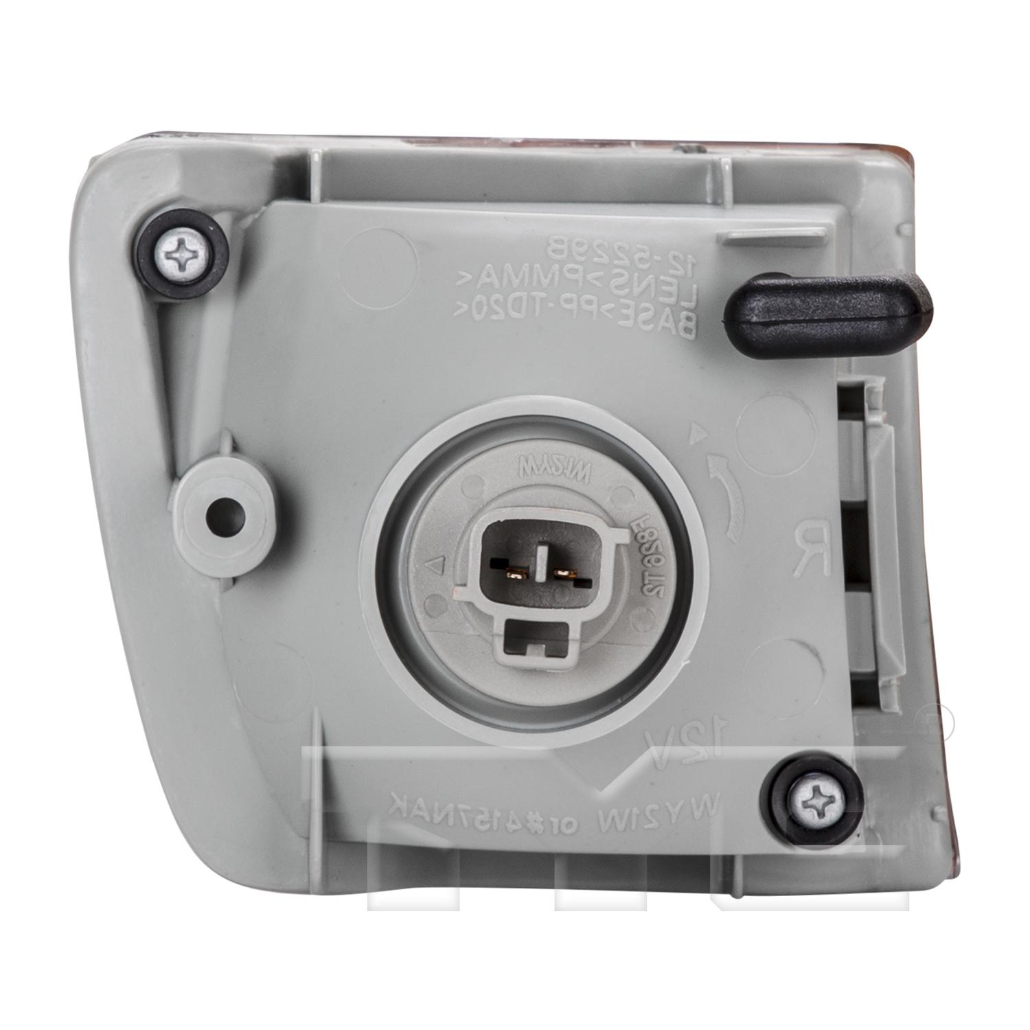 TYC 12523090 Turn Signal Light Assembly product image 2 of 6