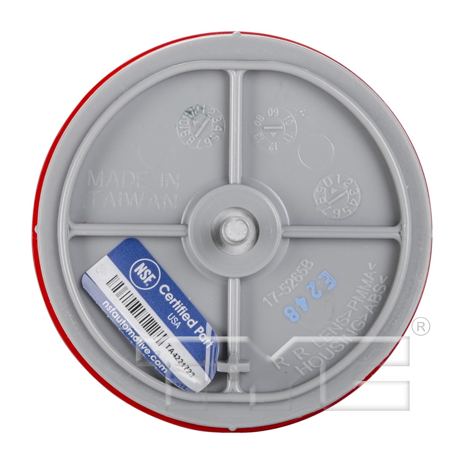 TYC 17526500 Reflector Assembly product image 2 of 3