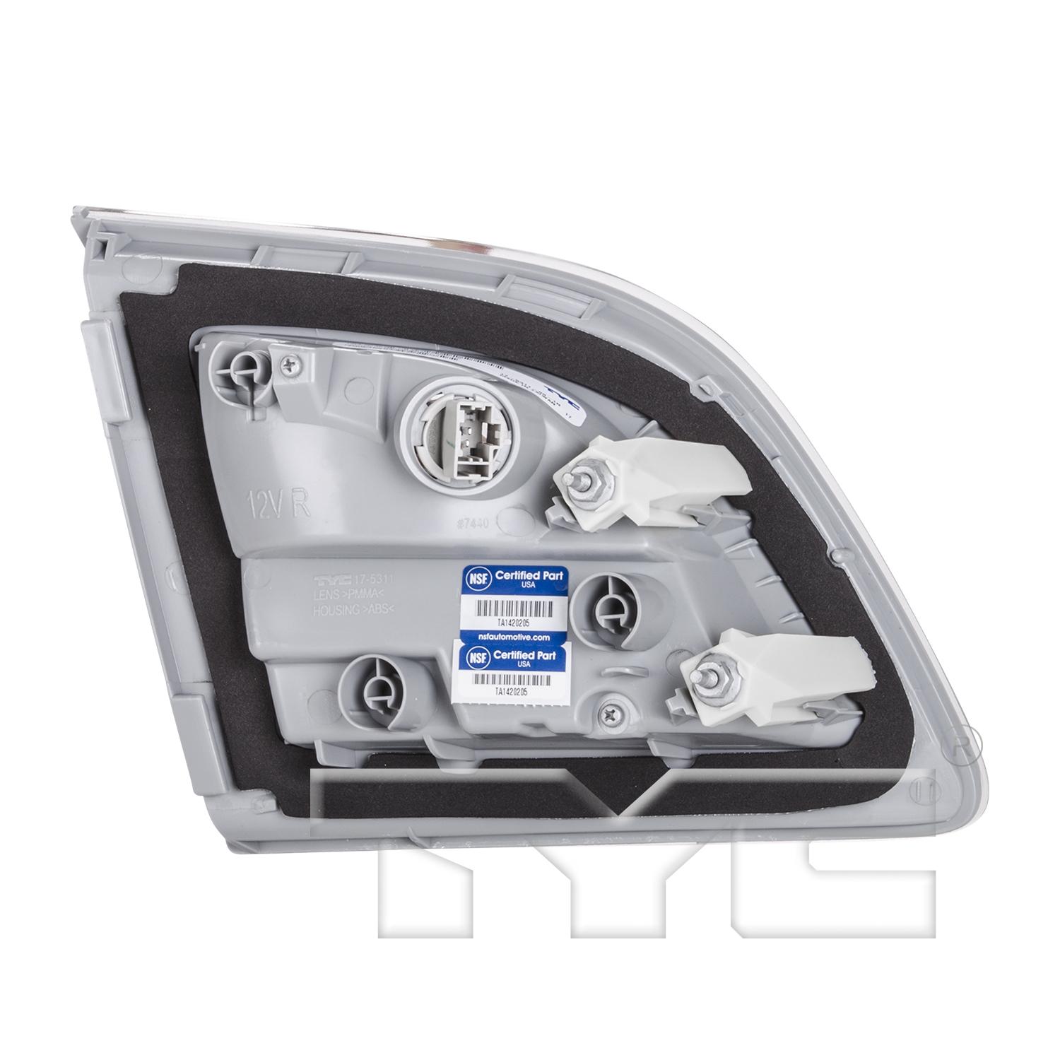 TYC 17531100 Tail Light Assembly product image 2 of 6