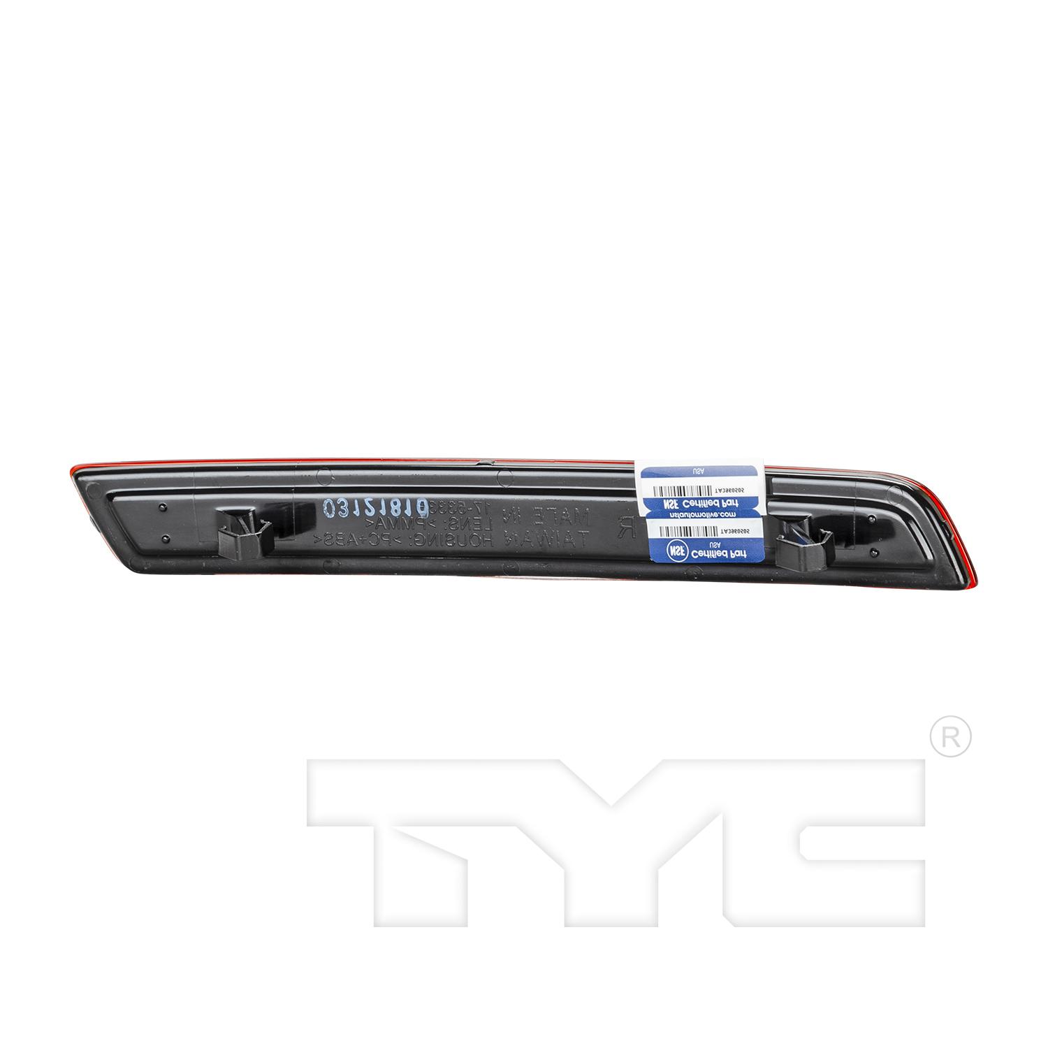 TYC 17533400 Reflector Assembly product image 2 of 8