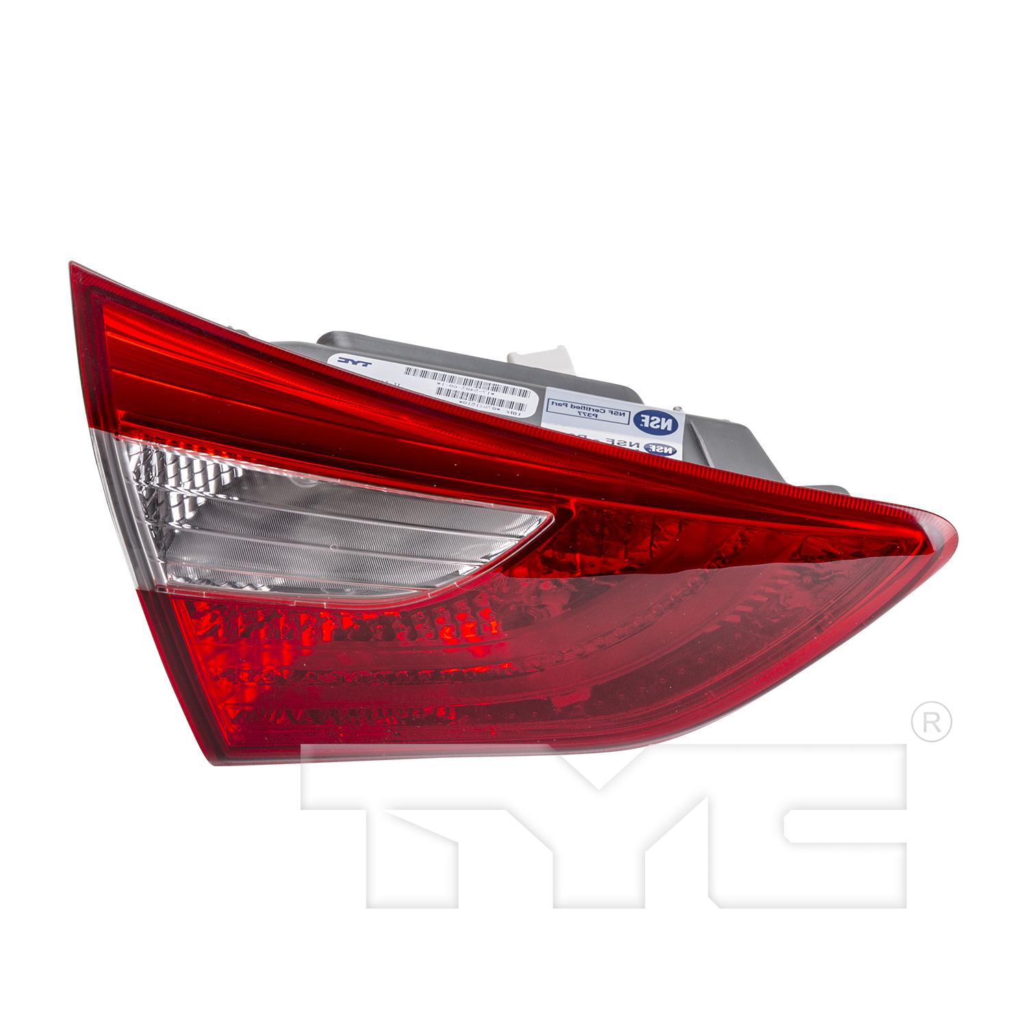 TYC 17540400 Tail Light Assembly product image 1 of 6