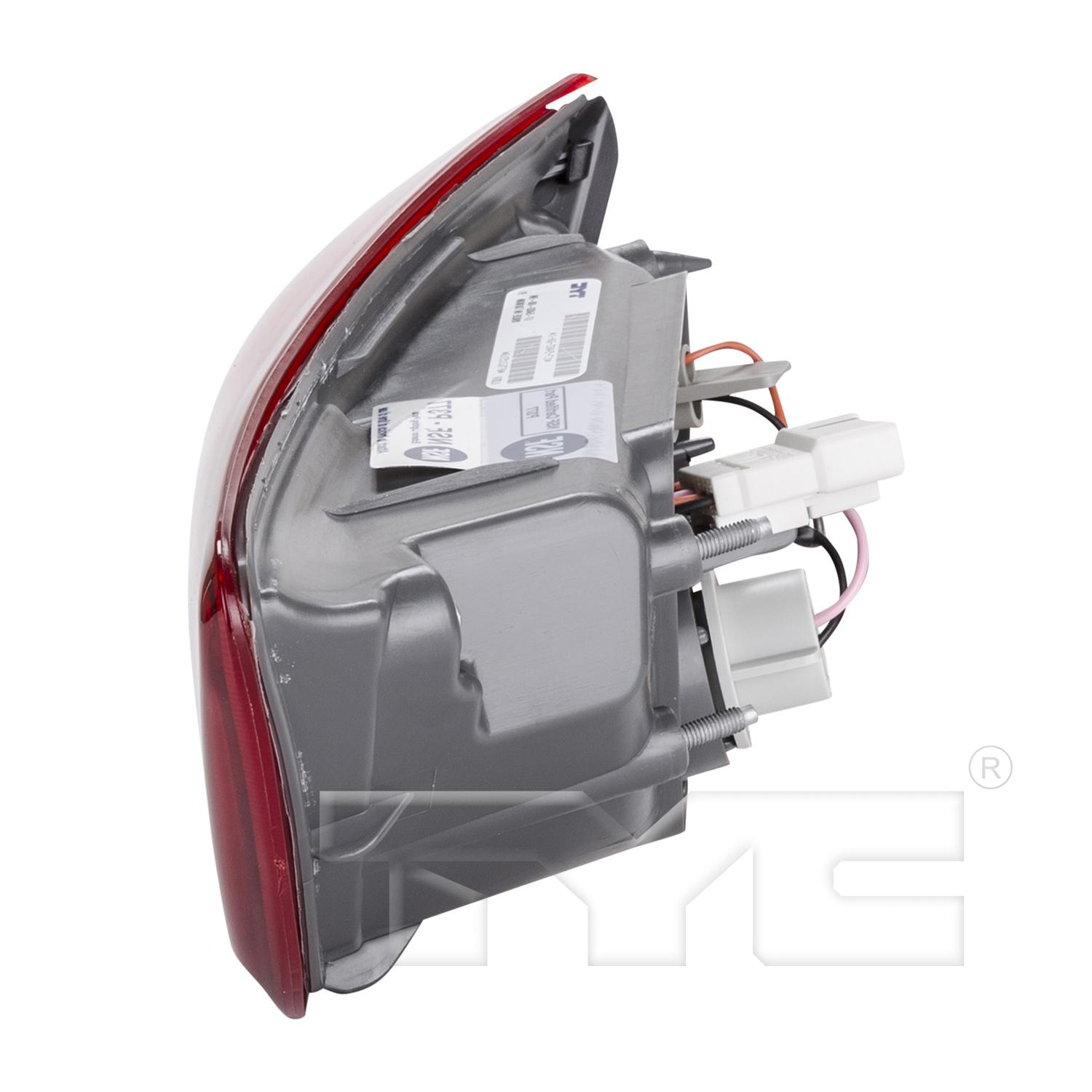 TYC 17540400 Tail Light Assembly product image 4 of 6