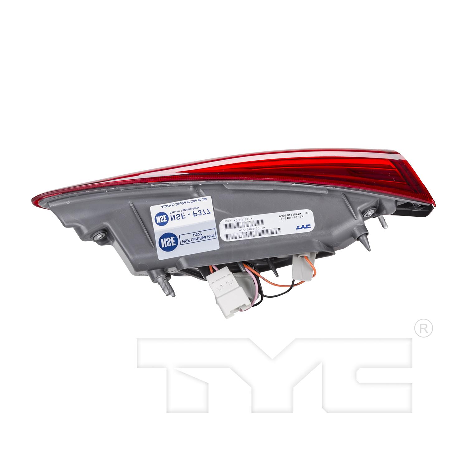 TYC 17540400 Tail Light Assembly product image 5 of 6