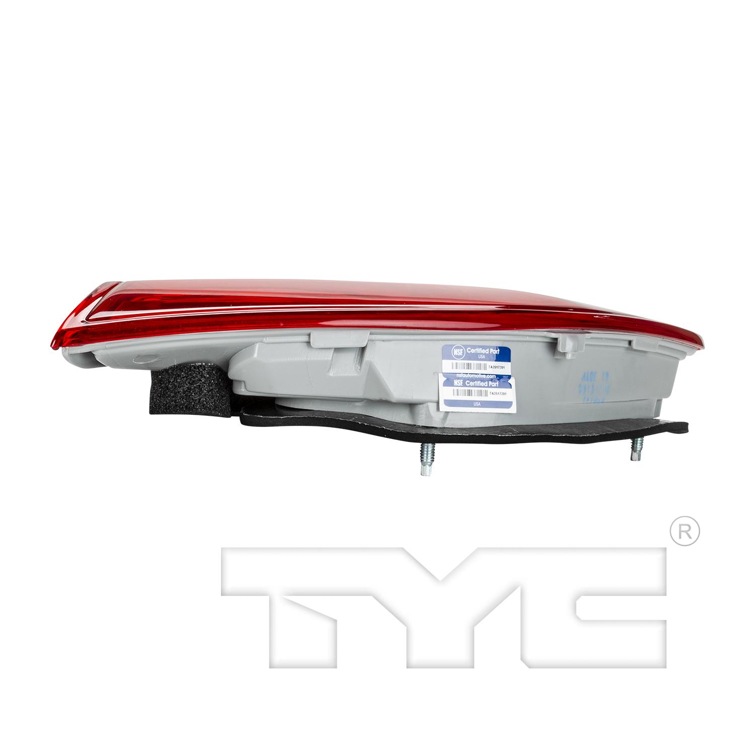 TYC 17540700 Tail Light Assembly product image 5 of 6
