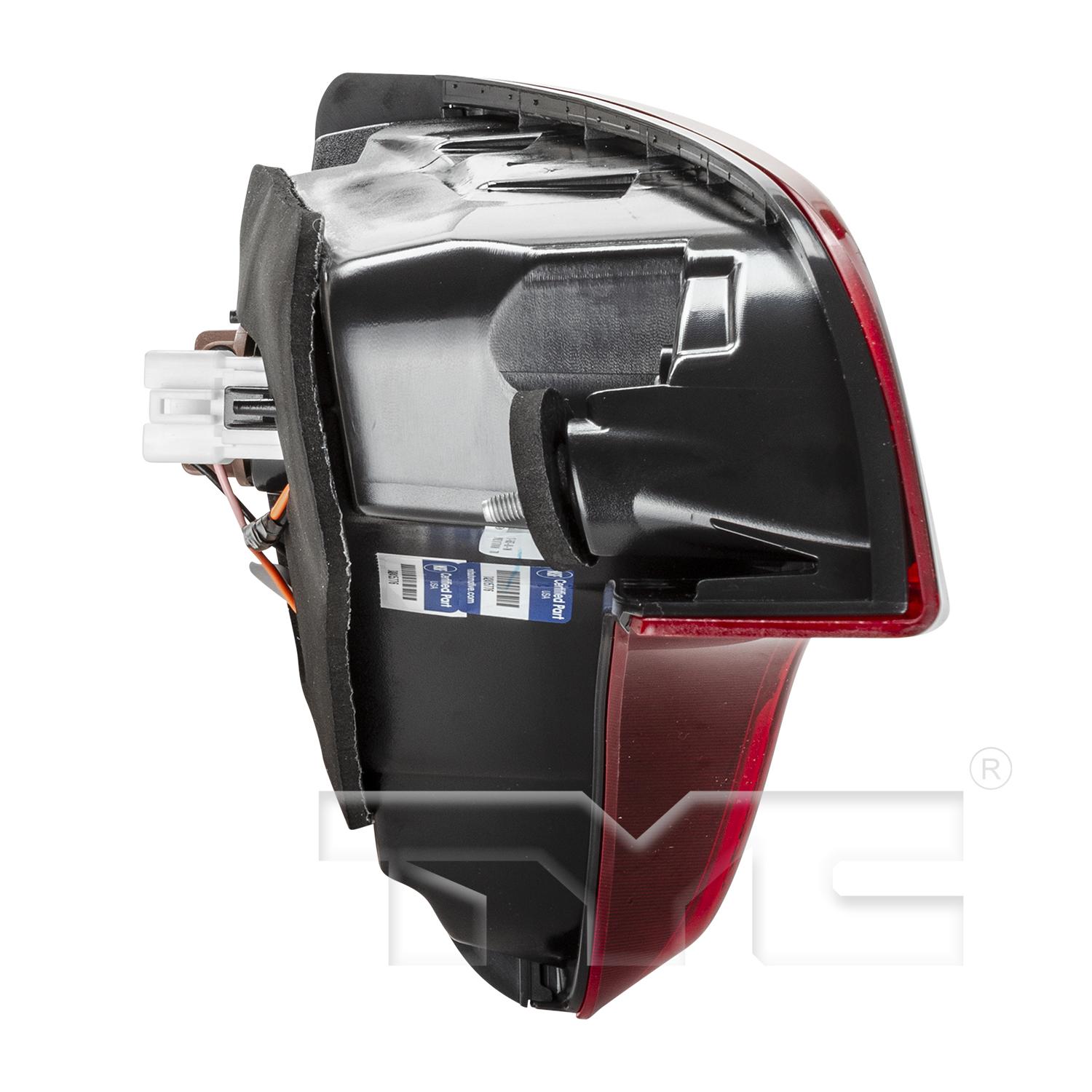 TYC 17545700 Tail Light Assembly product image 3 of 6