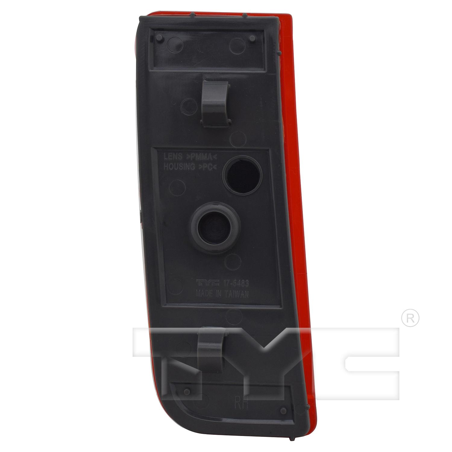 TYC 17548300 Reflector Assembly product image 2 of 6