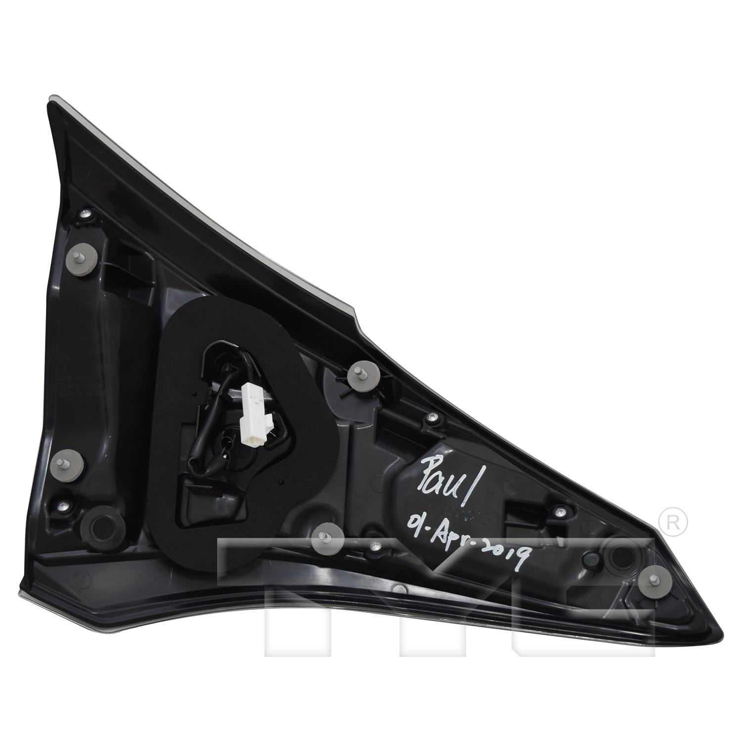 TYC 175661009 Tail Light Assembly product image 2 of 6