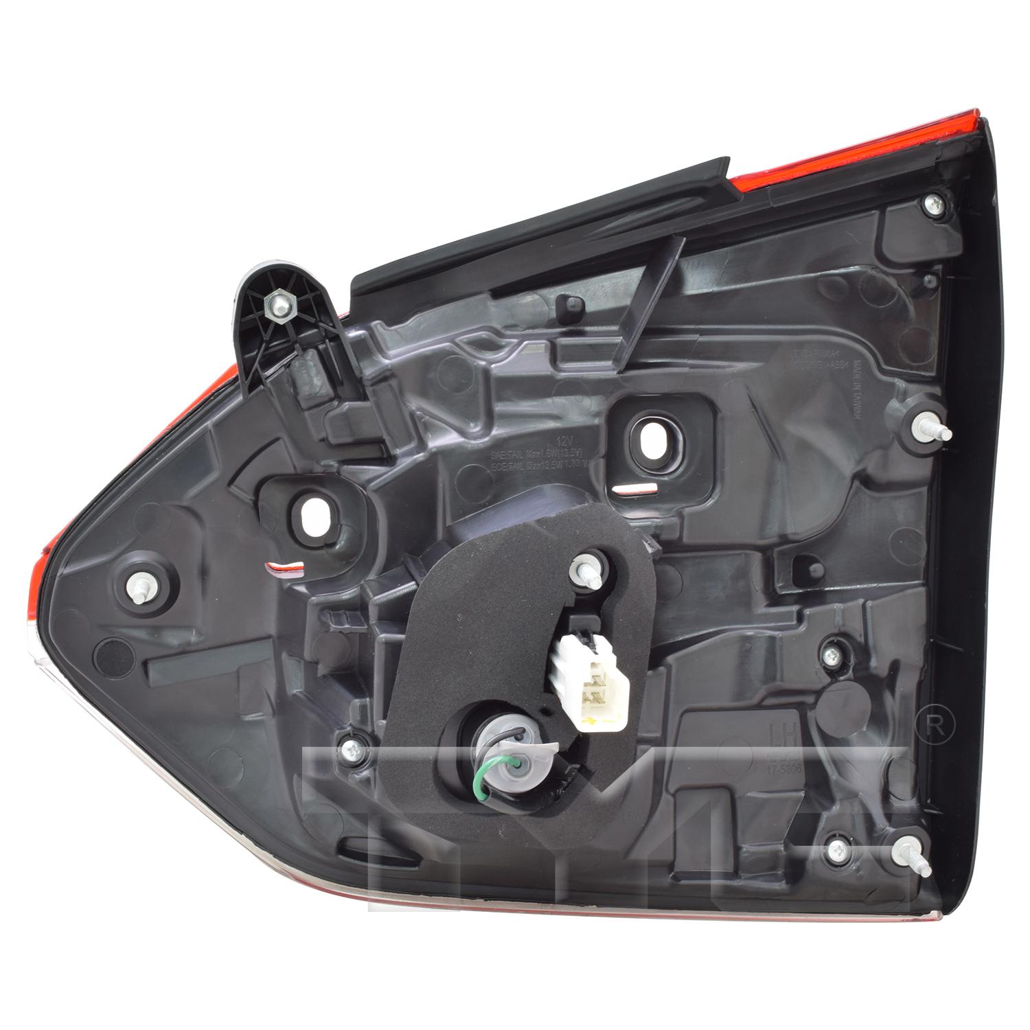 TYC 17580600 Tail Light Assembly product image 2 of 6