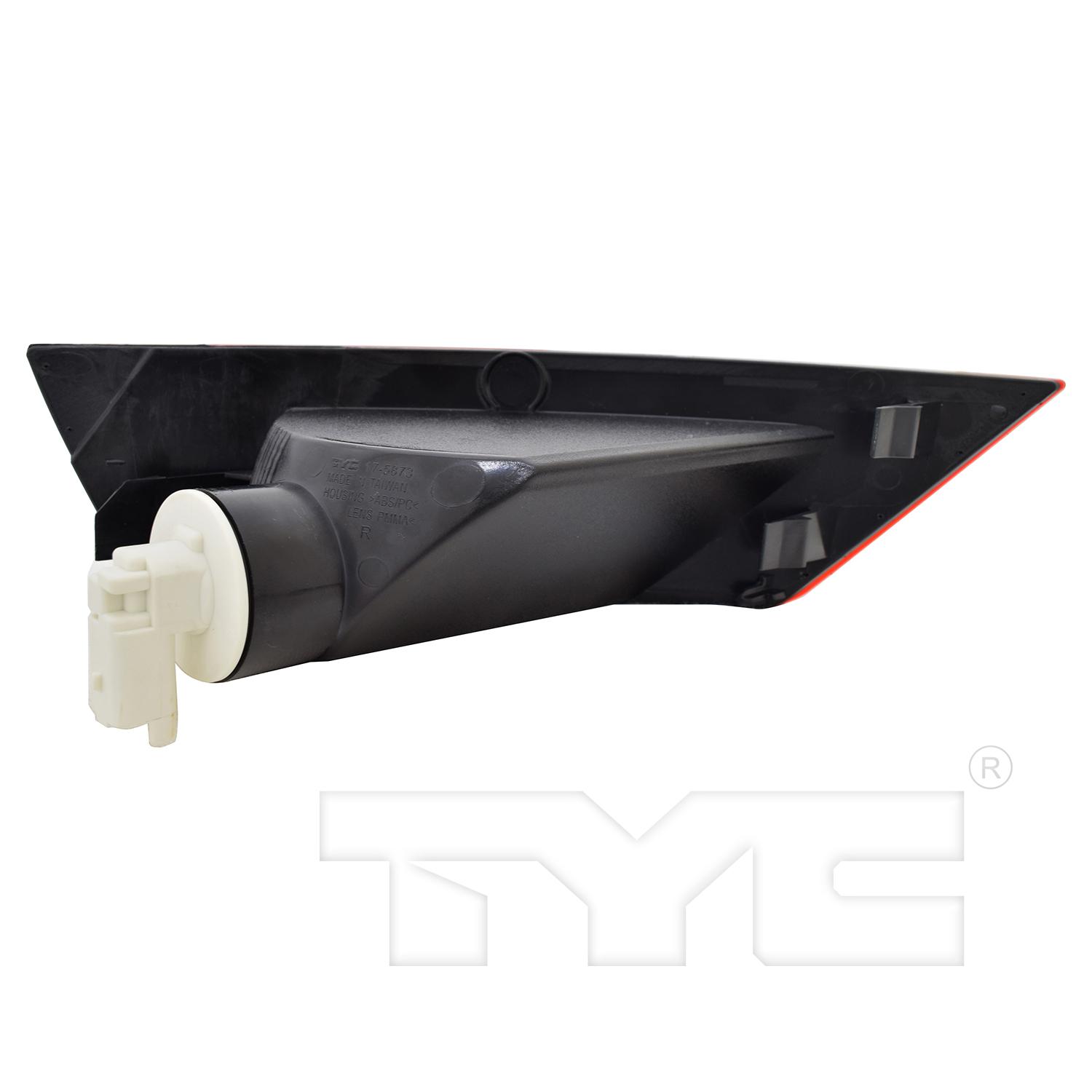 TYC 17587300 Back Up Light Assembly product image 2 of 6