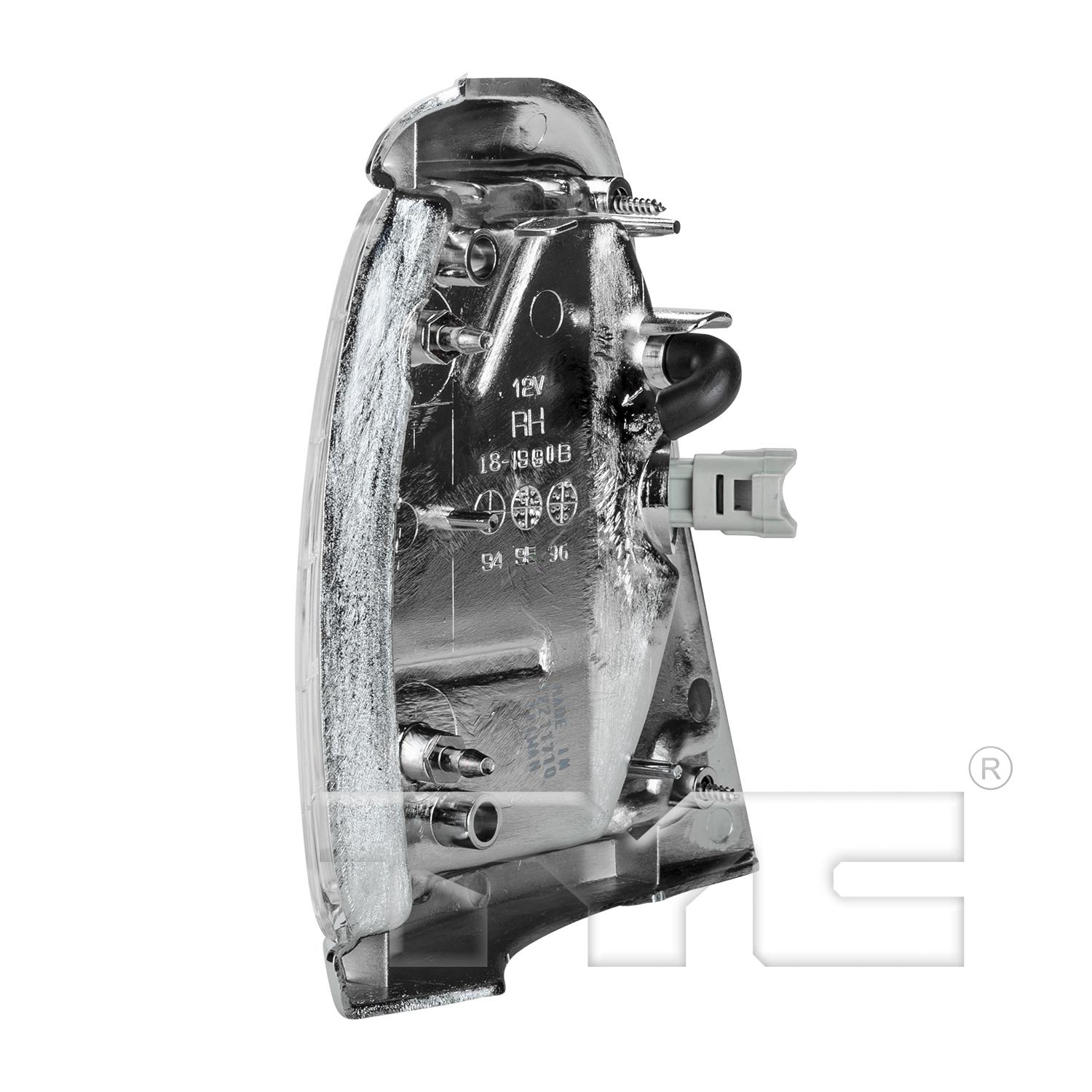 TYC 18199036 Parking / Cornering Light Assembly product image 4 of 6