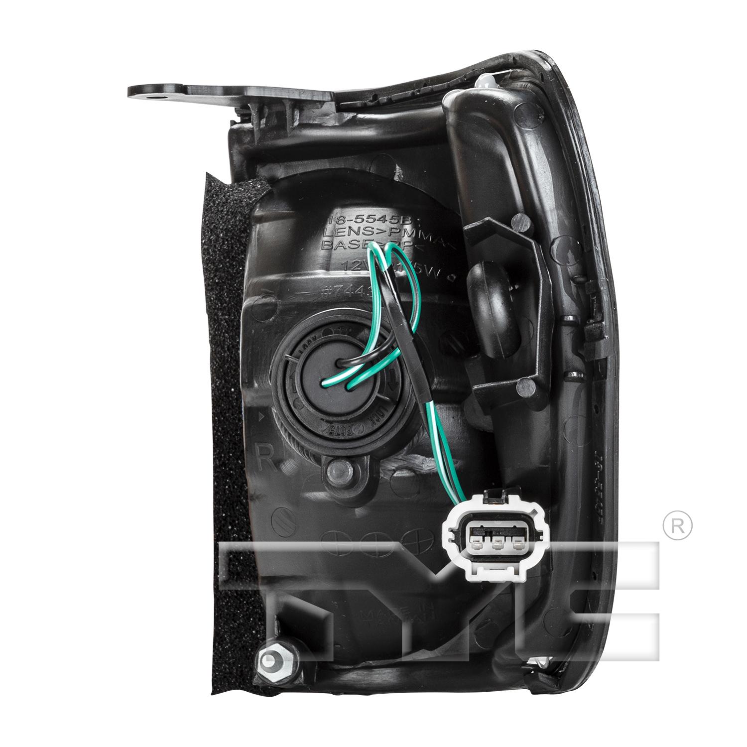 TYC 18554500 Turn Signal / Parking Light Assembly product image 2 of 6