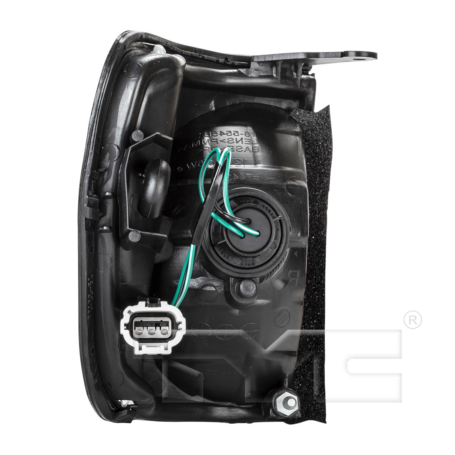 TYC 18554600 Turn Signal / Parking Light Assembly product image 2 of 6
