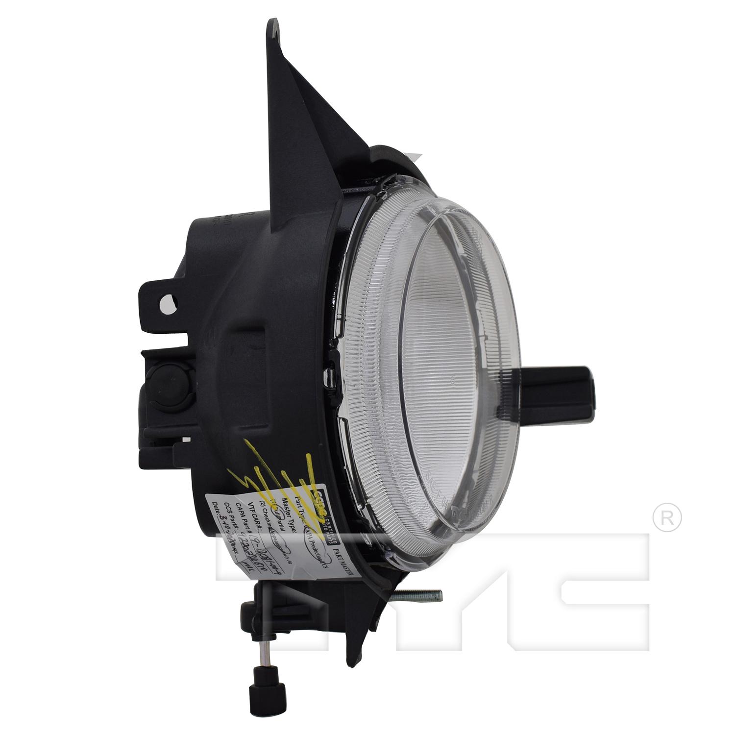 TYC 1912081009 Fog Light Assembly product image 3 of 6