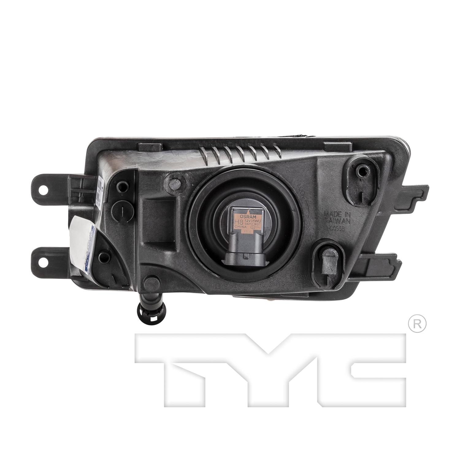 TYC 1912095009 Fog Light Assembly product image 2 of 6