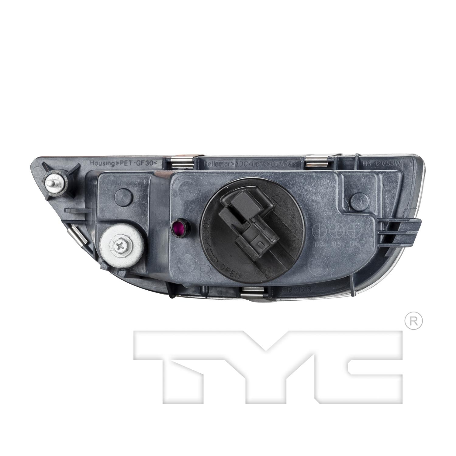 TYC 19560700 Fog Light Assembly product image 2 of 6