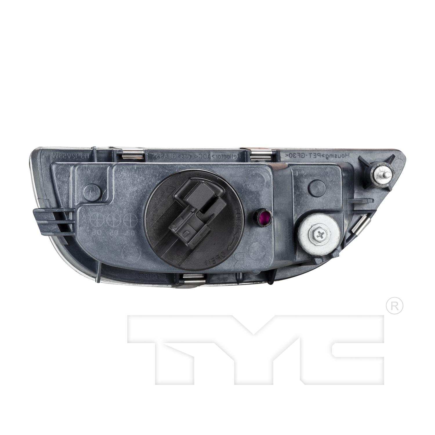 TYC 19560800 Fog Light Assembly product image 2 of 6