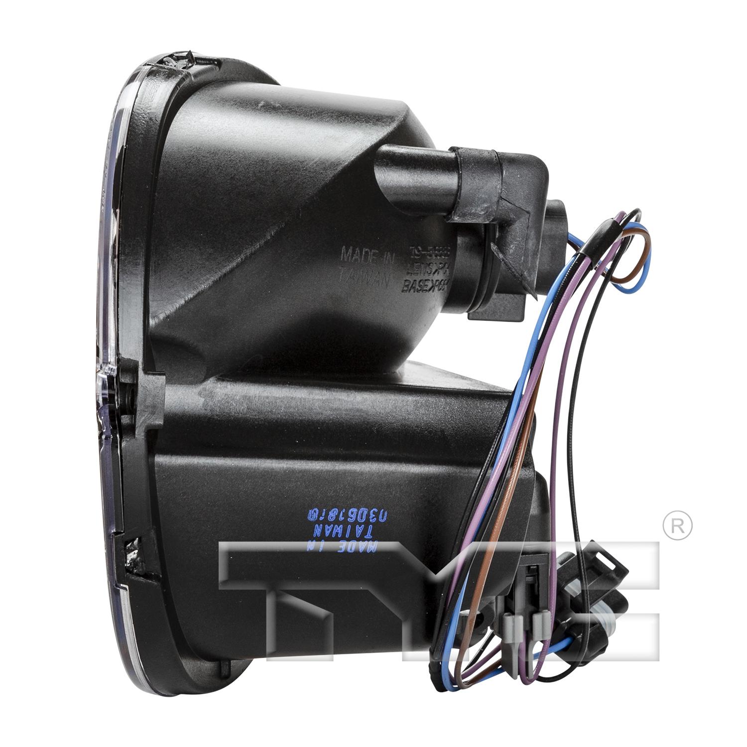 TYC 19565500 Fog Light Assembly product image 4 of 6