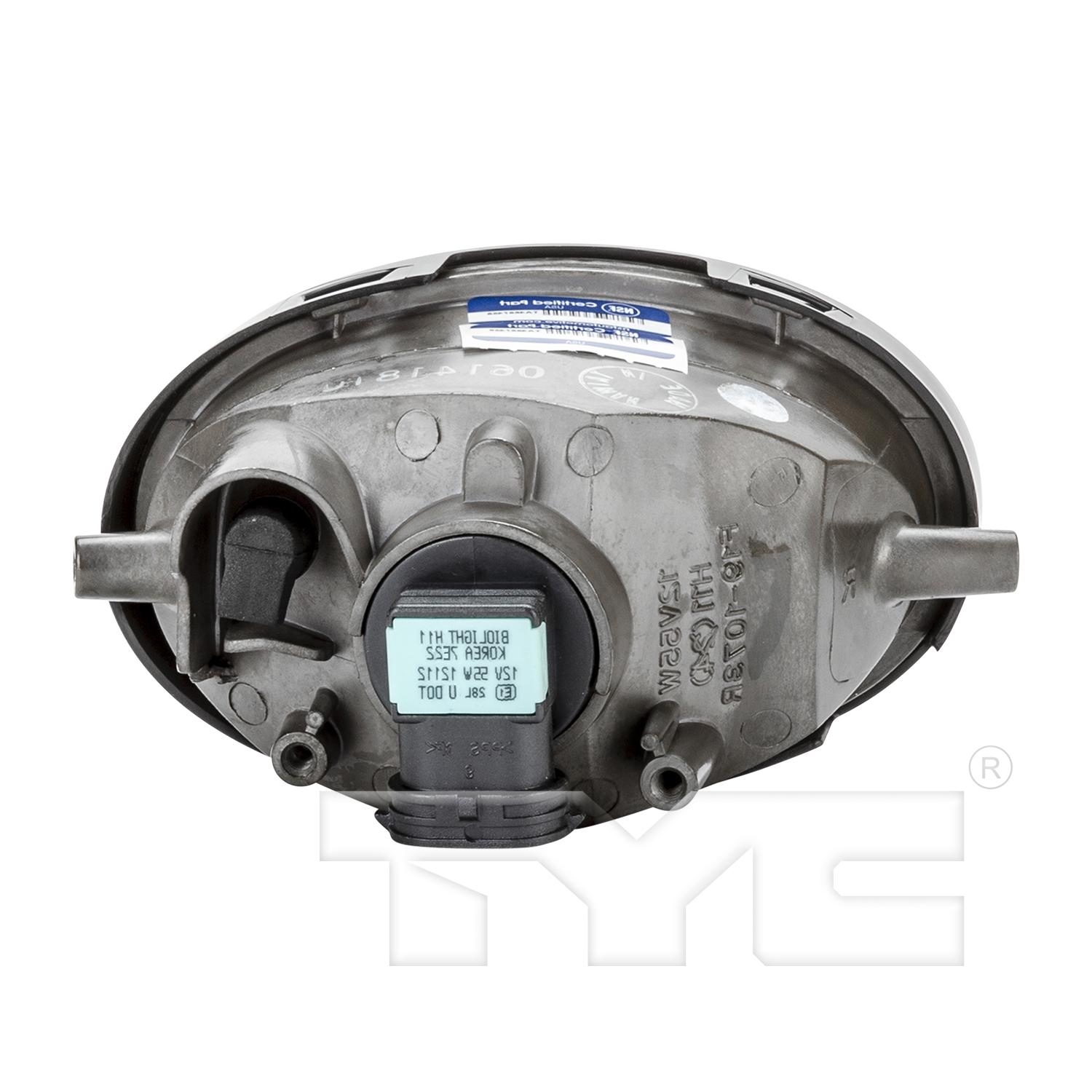 TYC 19576090 Fog Light Assembly product image 2 of 6