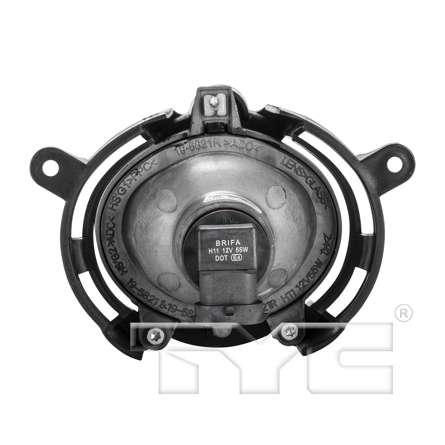TYC 19593100 Fog Light Assembly product image 2 of 6