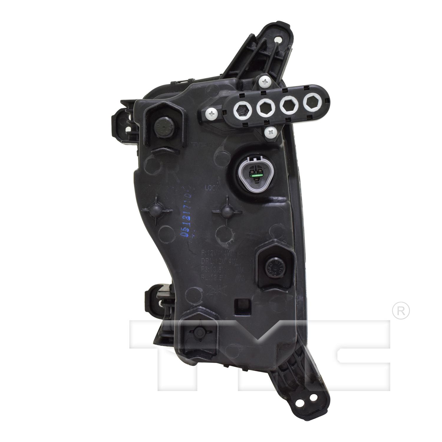 TYC 196195009 Fog Light Assembly product image 2 of 6
