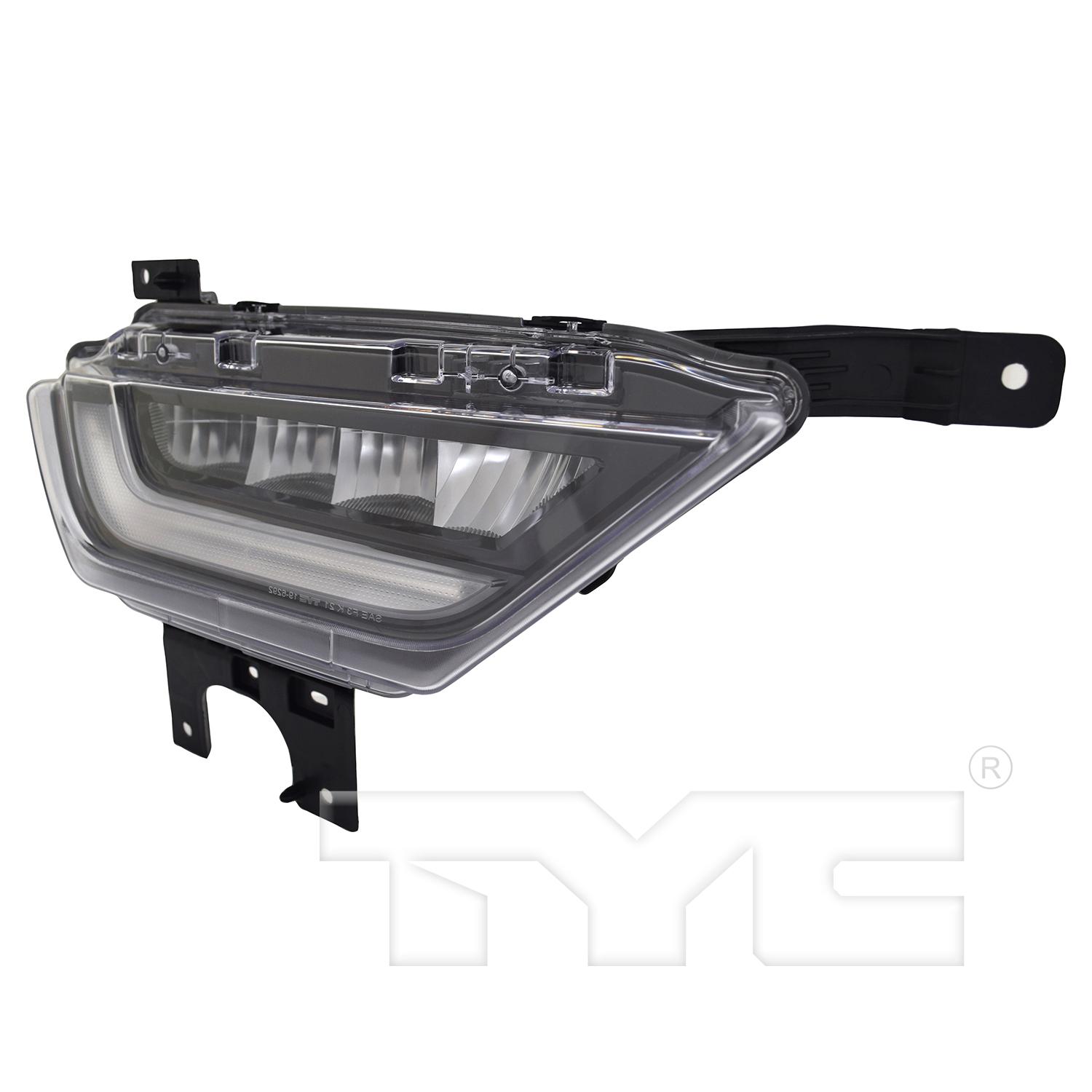 TYC 19629100 Fog Light Assembly product image 4 of 6