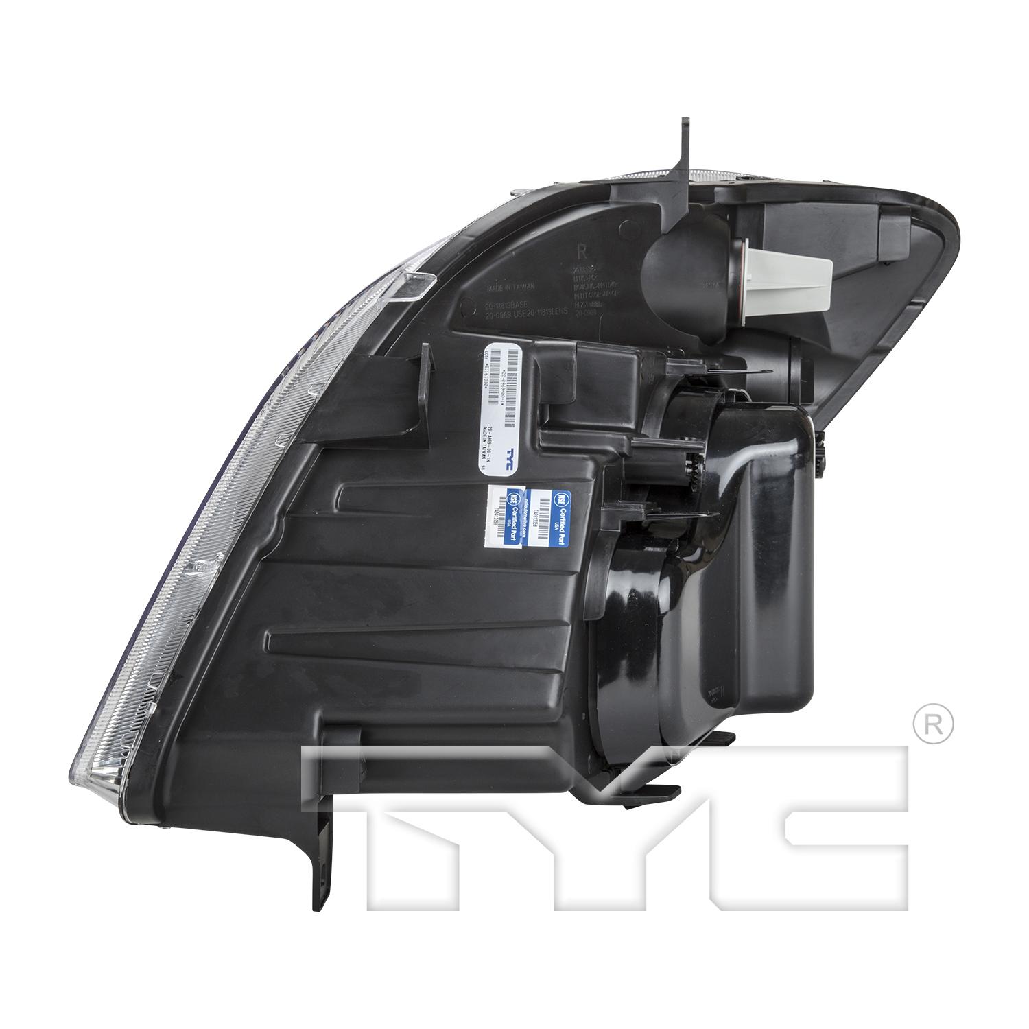 TYC 200969009 - Headlight Assembly TYC 200969009 Headlight Assembly product image 4 of 6