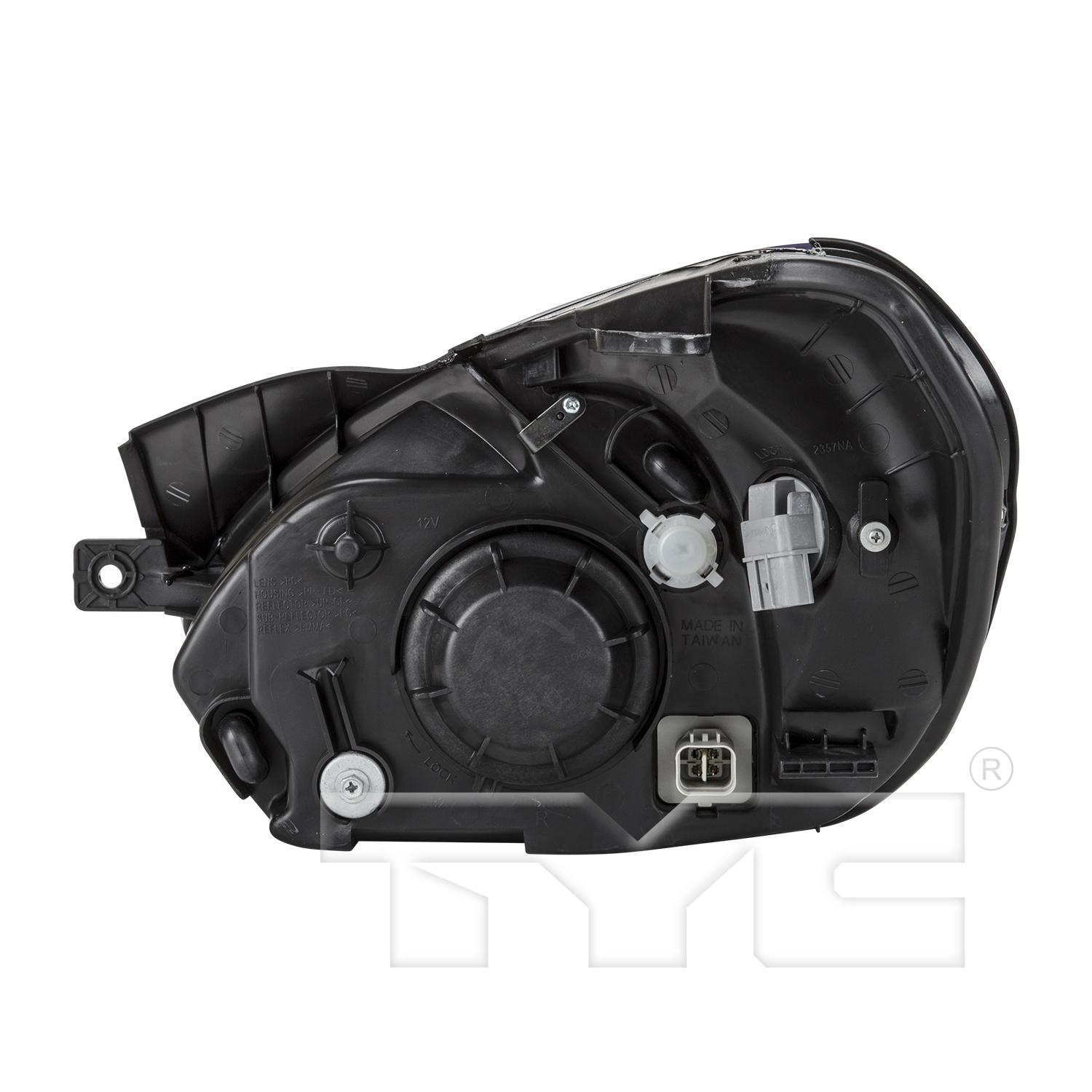 TYC 201129100 Headlight Assembly product image 2 of 6