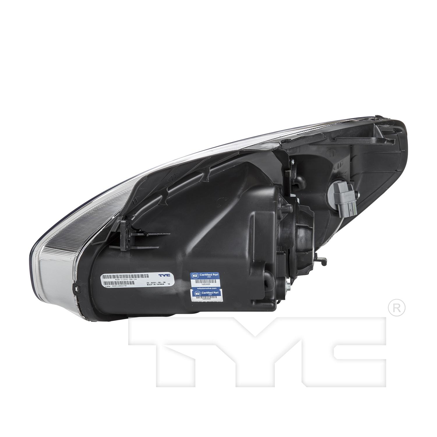 TYC 201129100 Headlight Assembly product image 4 of 6