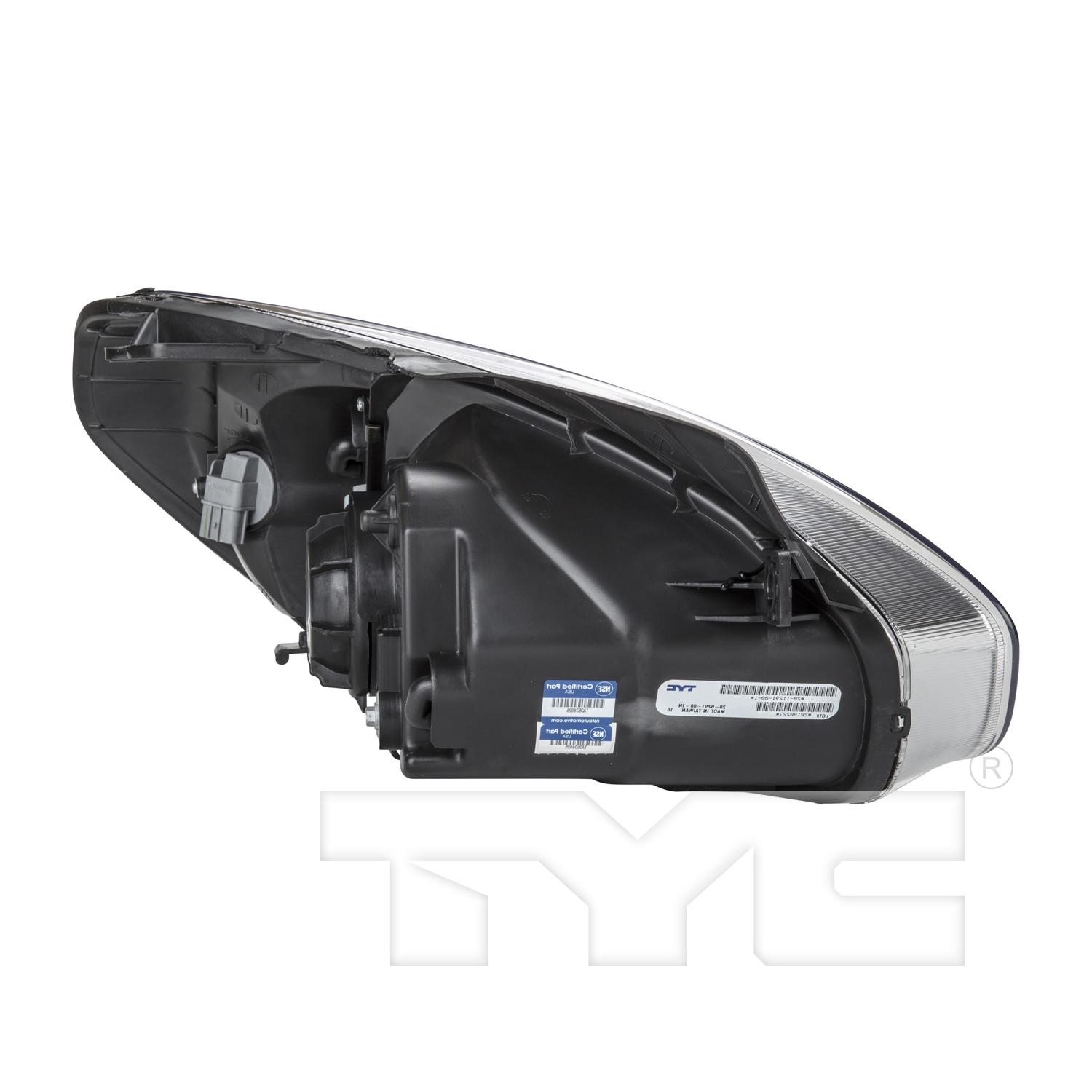 TYC 201129200 - Headlight Assembly TYC 201129200 Headlight Assembly product image 4 of 6