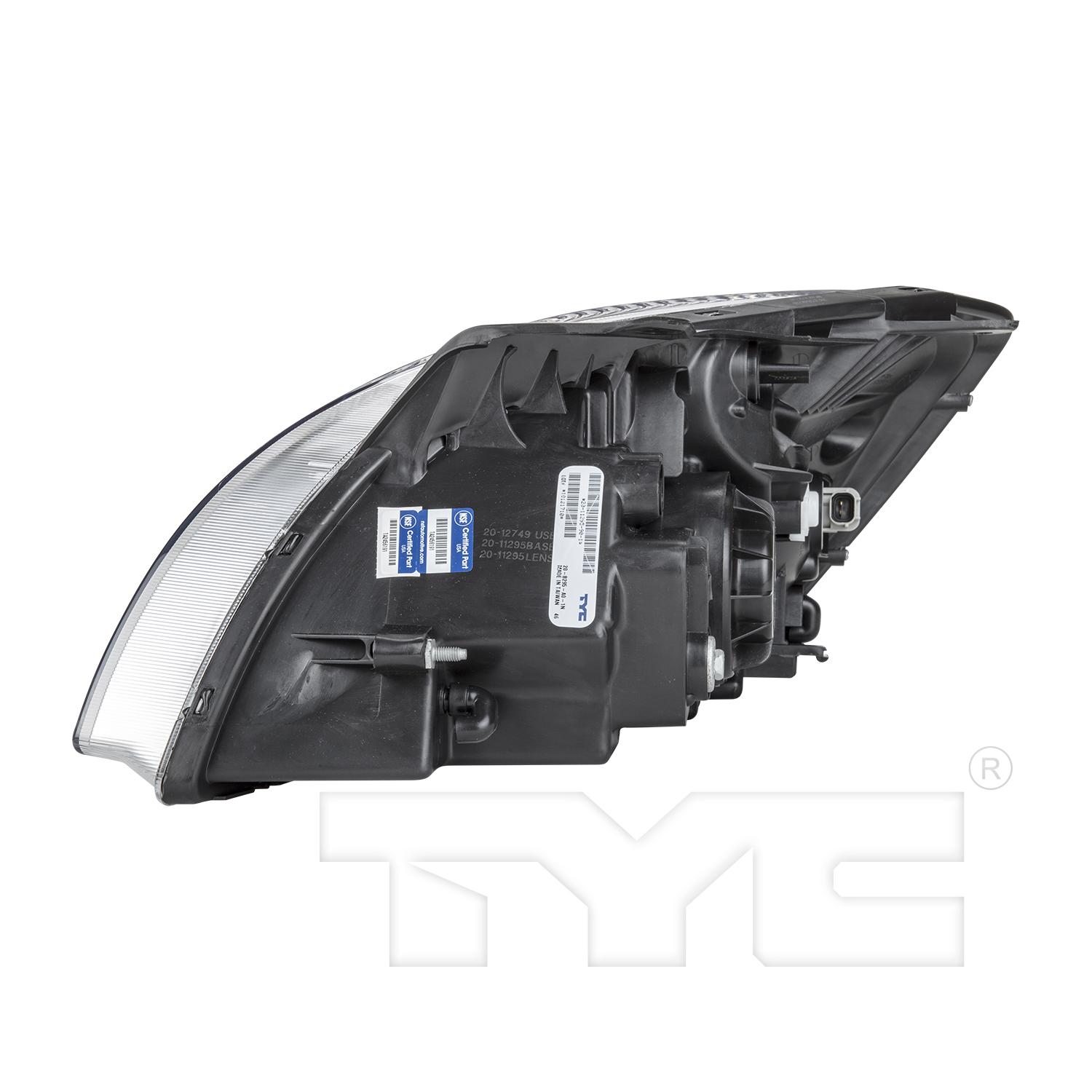 TYC 201129590 - Headlight Assembly TYC 201129590 Headlight Assembly product image 4 of 6
