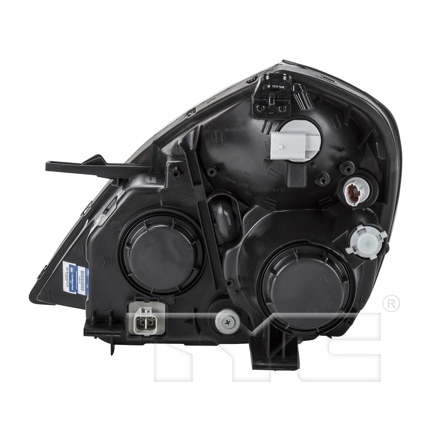 TYC 201183700 - Headlight Assembly TYC 201183700 Headlight Assembly product image 2 of 6