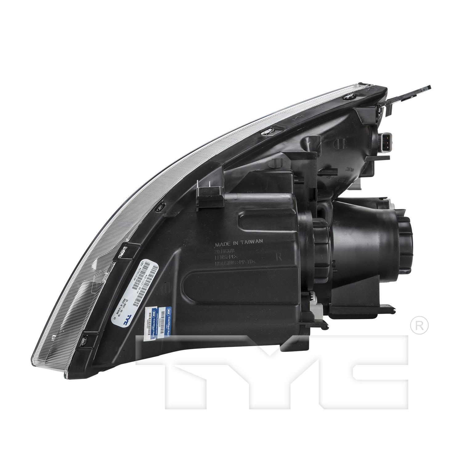 TYC 201183700 - Headlight Assembly TYC 201183700 Headlight Assembly product image 4 of 6