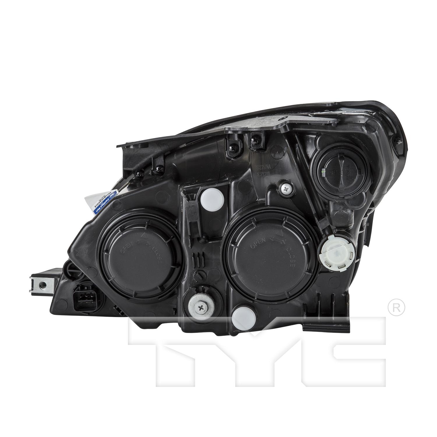 TYC 201212390 Headlight Assembly product image 2 of 6