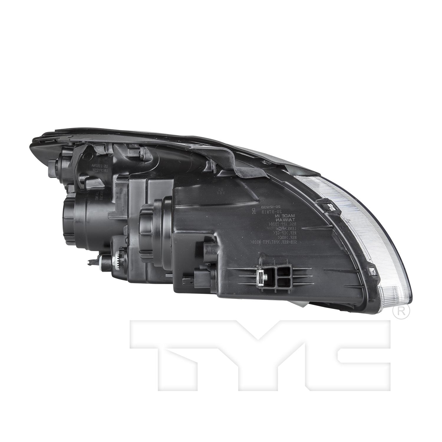 TYC 201212400 Headlight Assembly product image 4 of 6