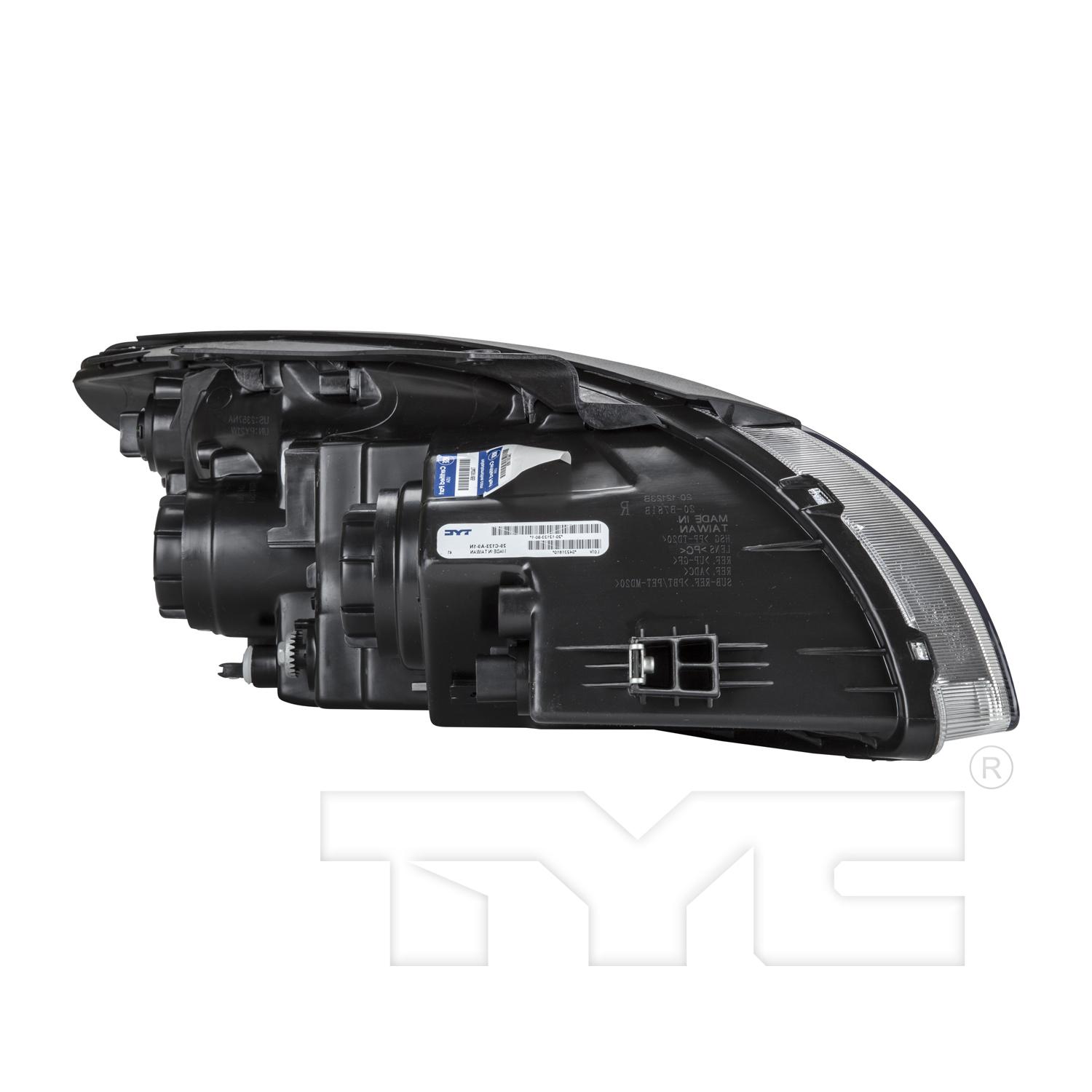 TYC 2012124909 Headlight Assembly product image 4 of 6